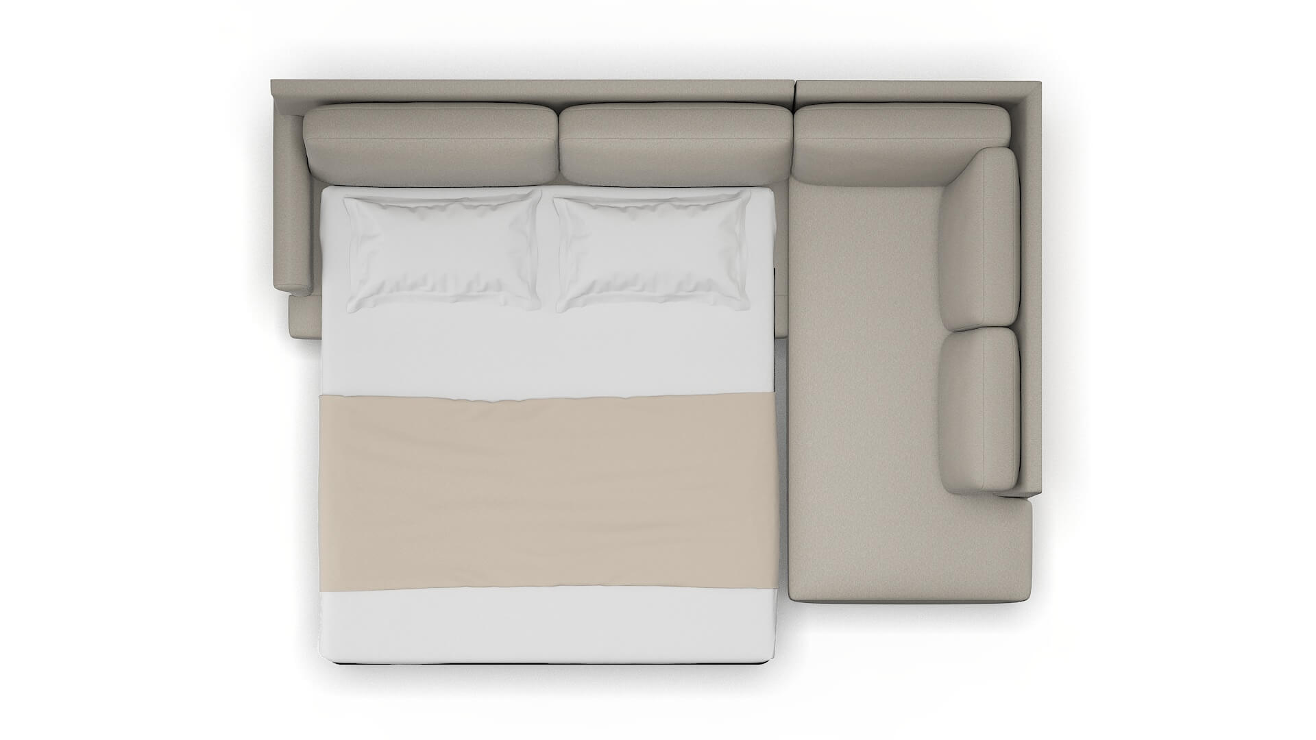 Stockholm Oscar Silver Panel Sleeper Espresso legs 3