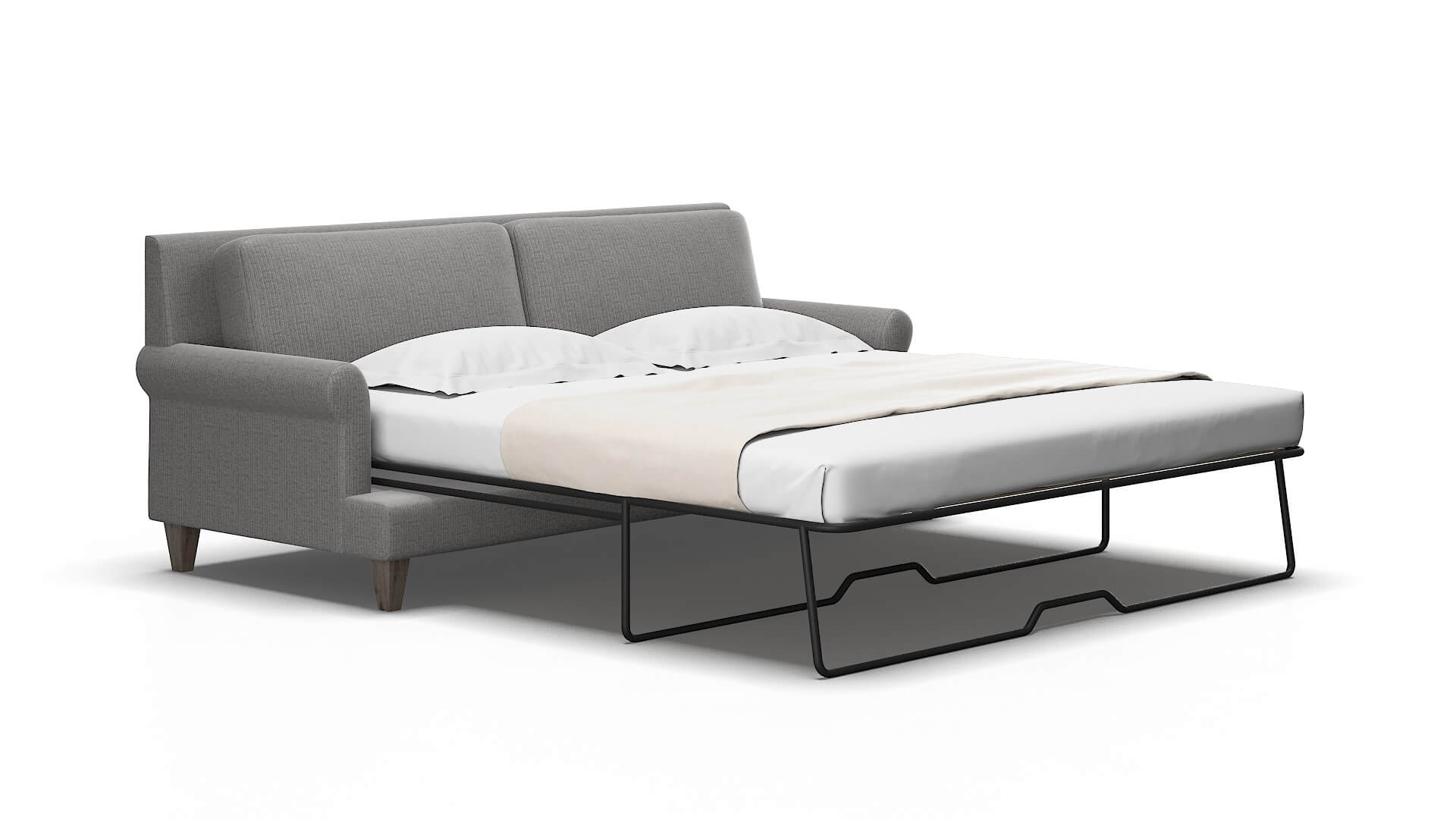 Stockholm Parker graphite Sofa sleeper Espresso Legs  2