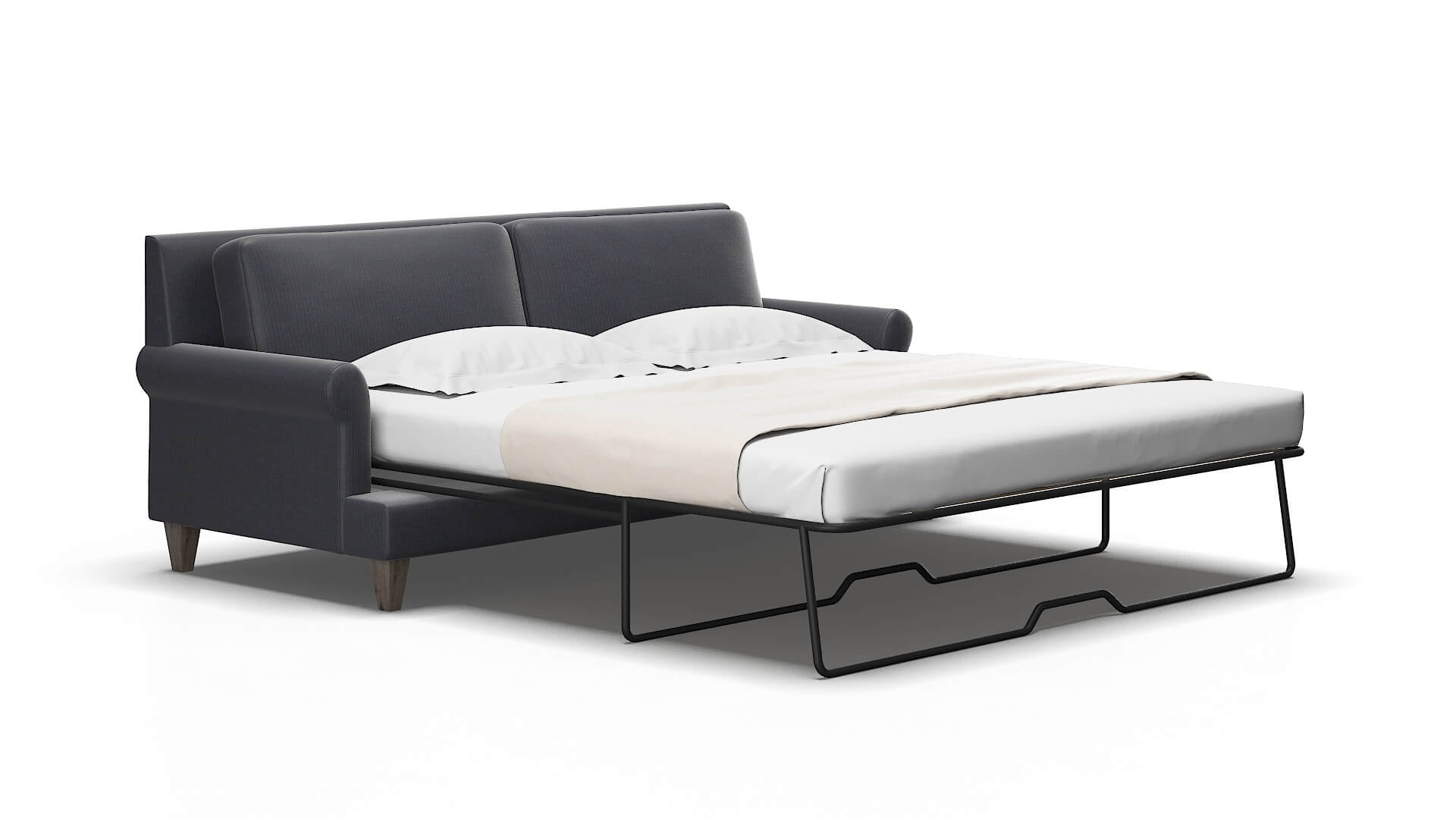 Stockholm Parker midnight Sofa sleeper Espresso Legs  2