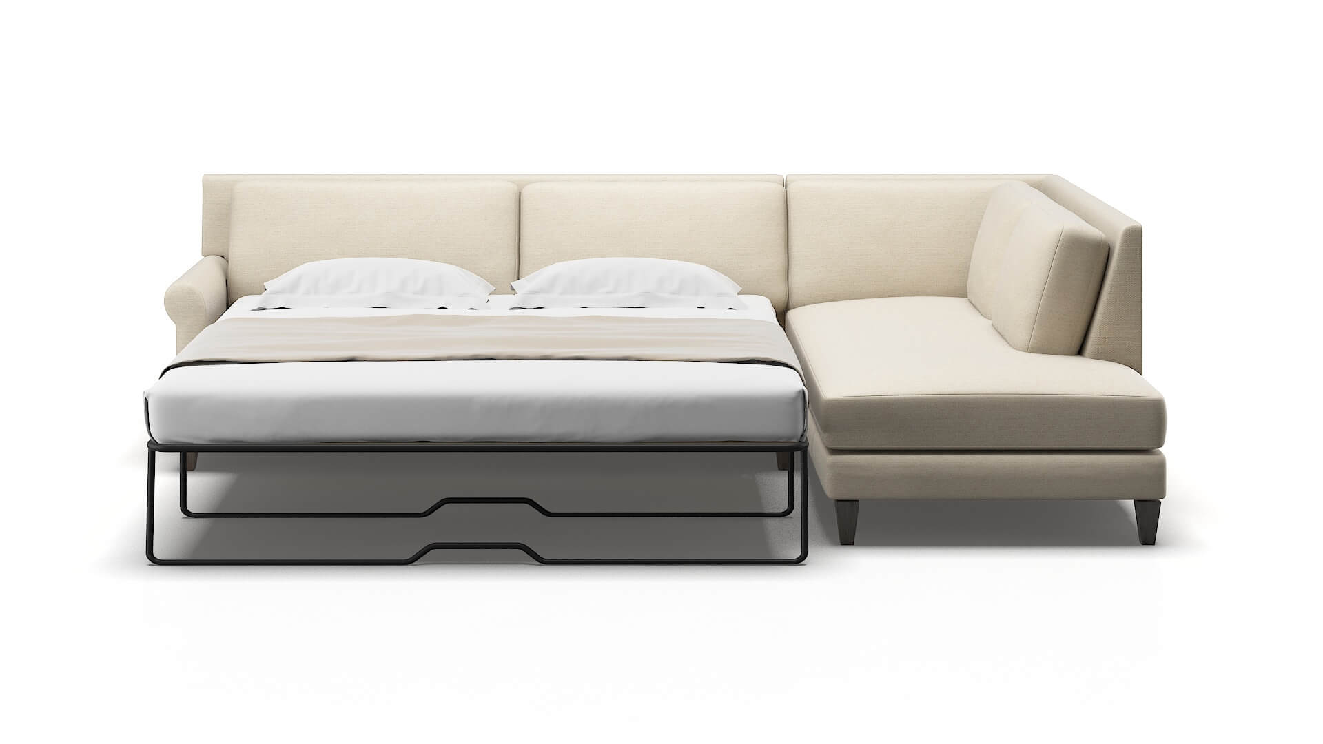 Stockholm Phoenix Birch Panel Sleeper Espresso legs 1