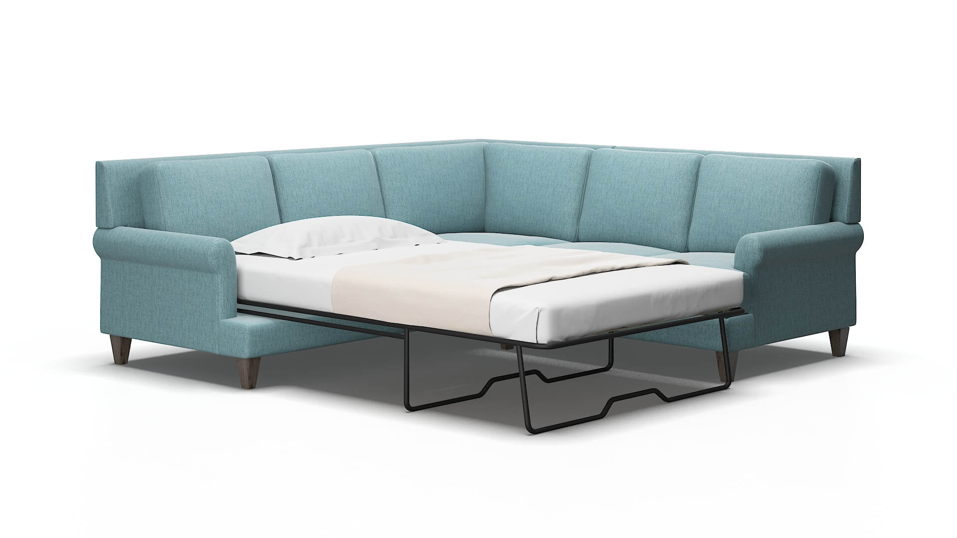Stockholm Prisma hydrate Sectional sleeper Espresso Legs  2