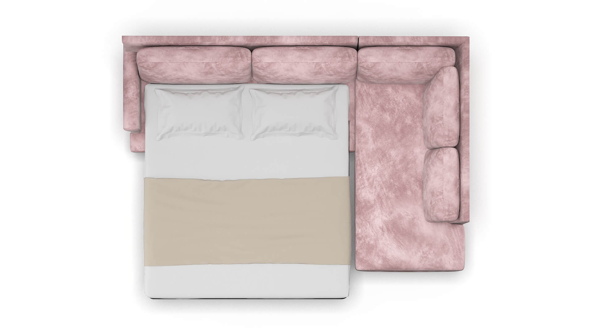 Stockholm Quartz 705 Panel Sleeper Espresso legs 3