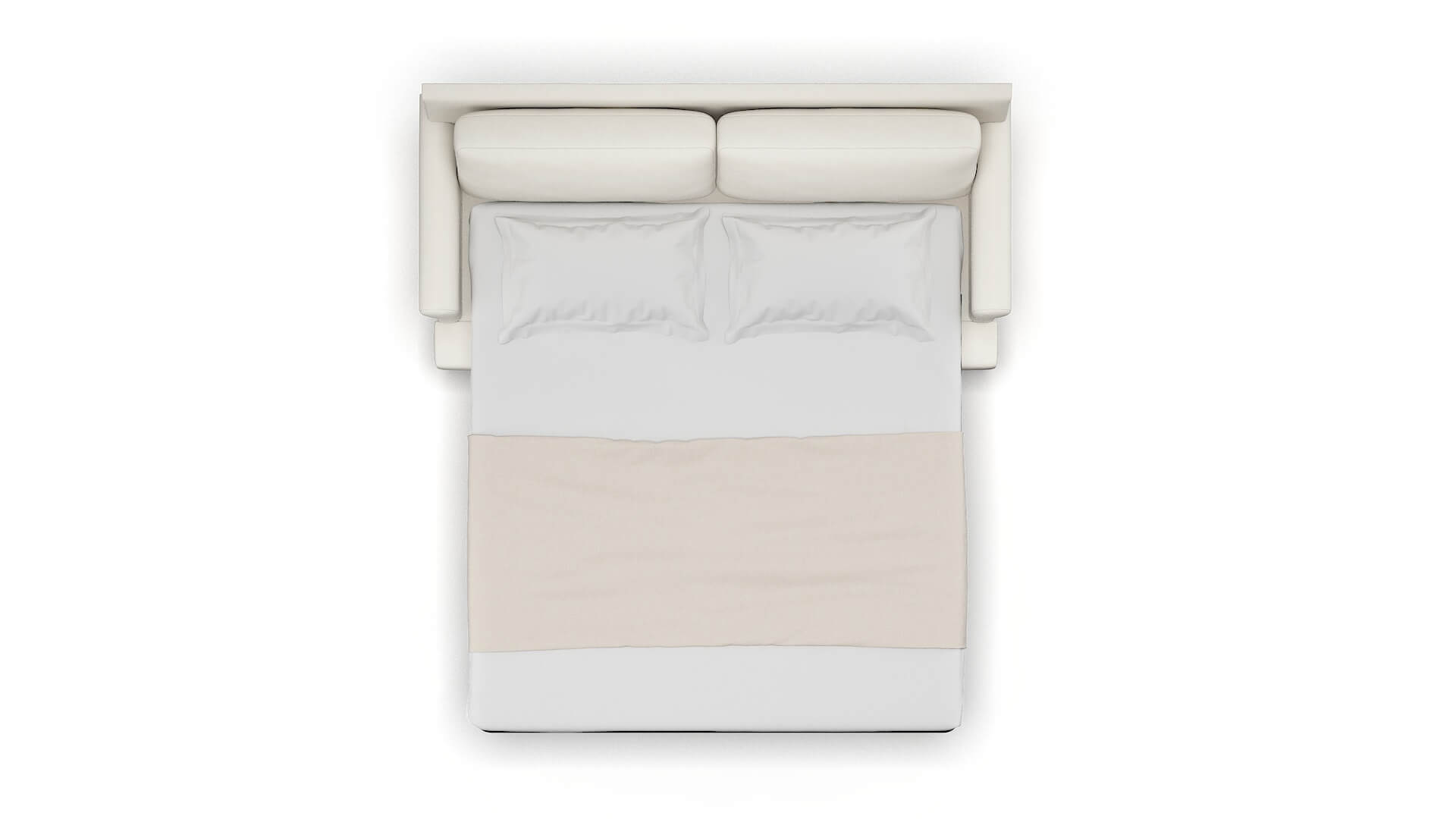 Stockholm R_prize Cream Sofa Sleeper Espresso legs 3