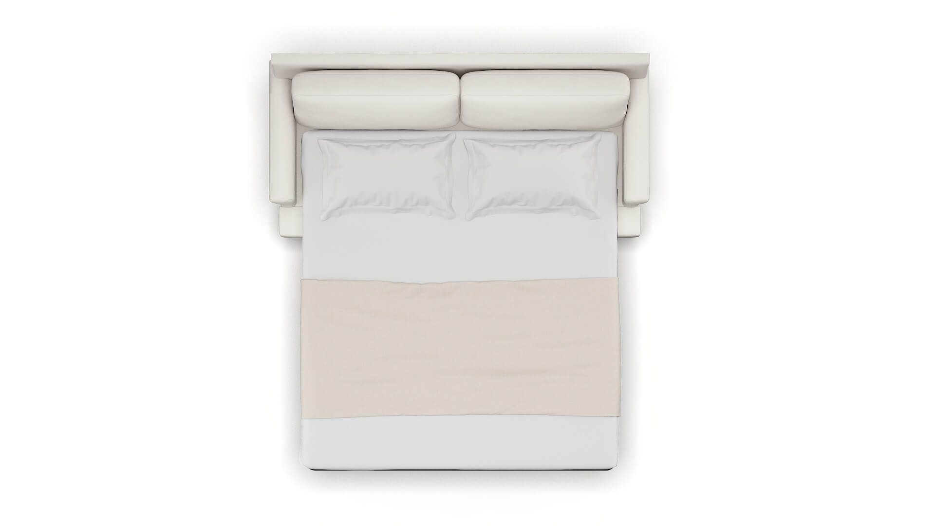 Stockholm Redondo Pearl Sofa Sleeper Espresso legs 3