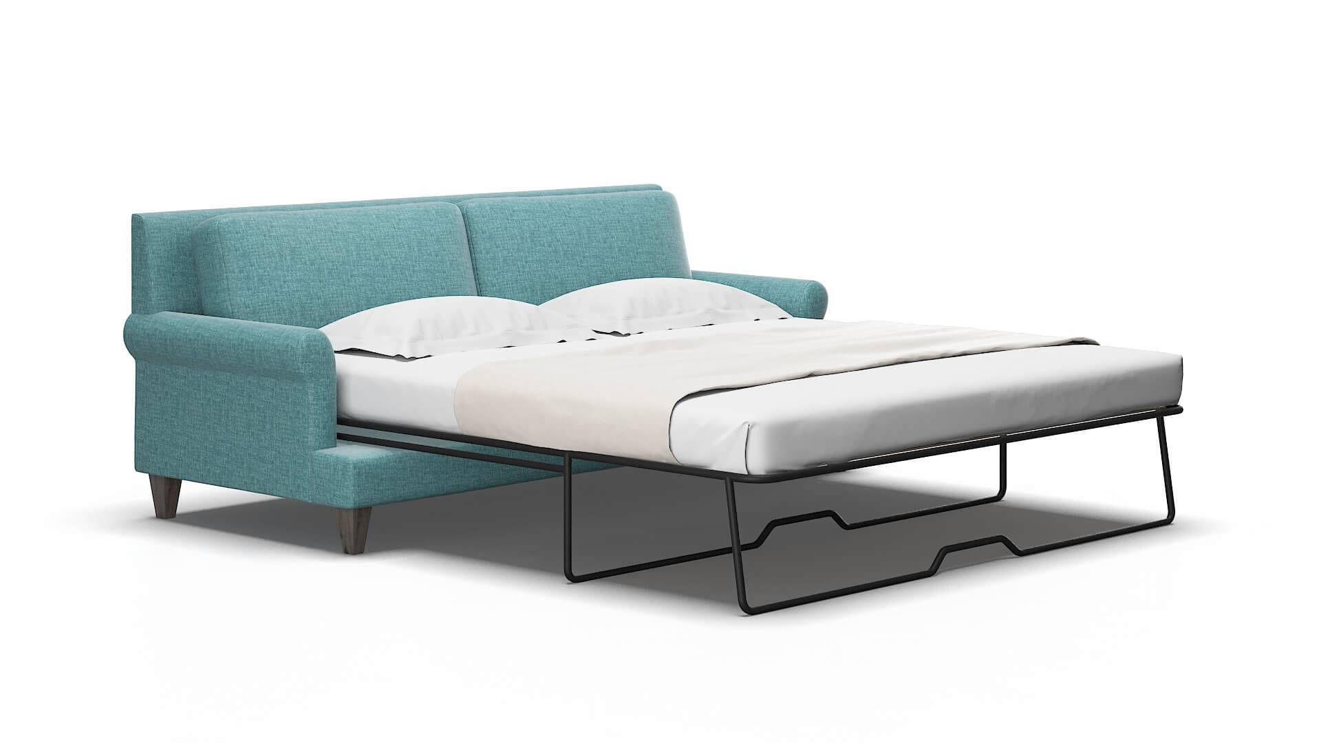 Stockholm Rocket peacock Sofa sleeper Espresso Legs  2