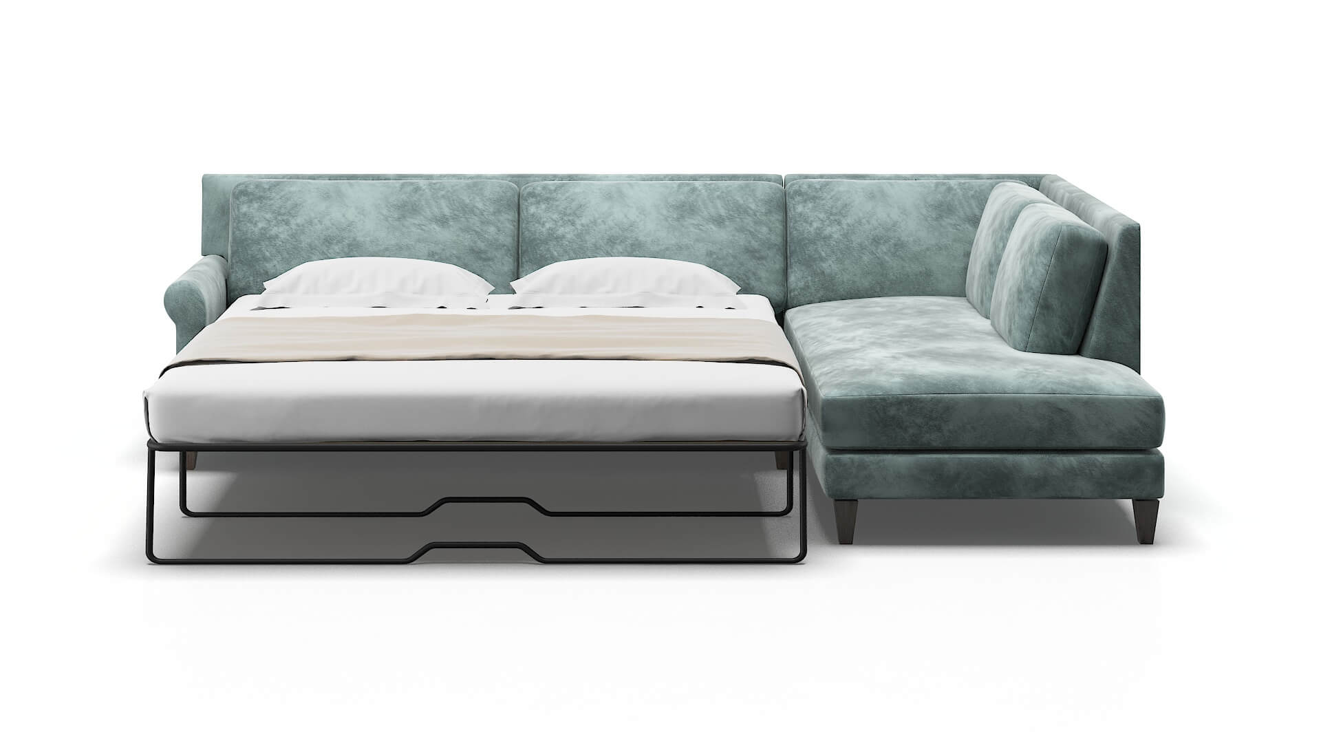 Stockholm Royale Cloud Panel Sleeper Espresso legs 1