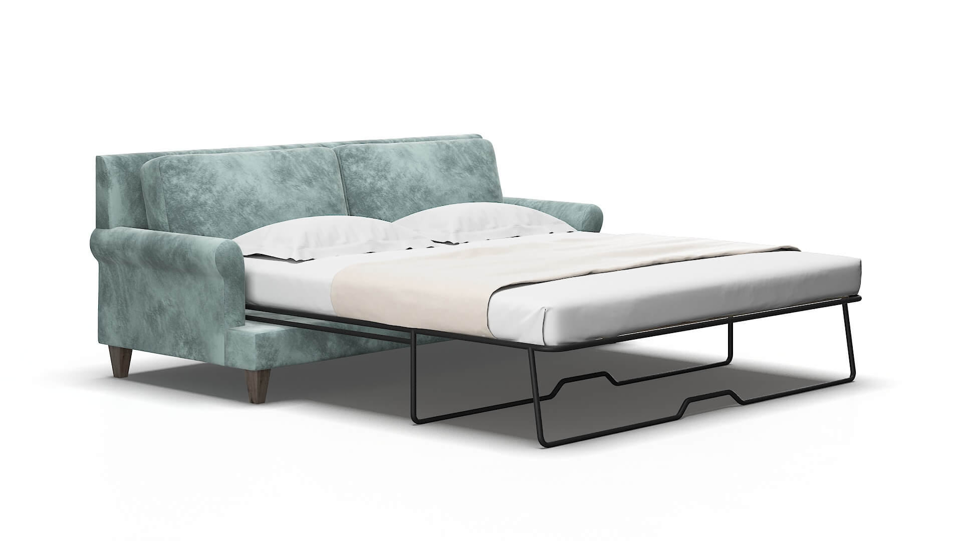 Stockholm Royale cloud Sofa sleeper Espresso Legs  2
