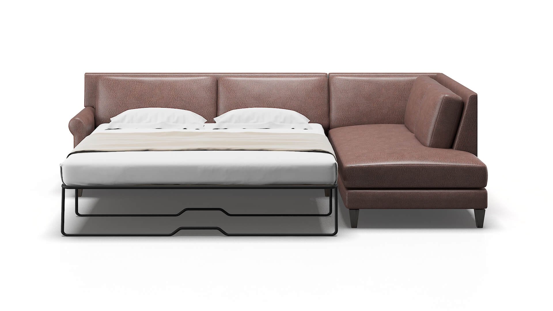 Stockholm Royale Mocha Panel Sleeper Espresso legs 1