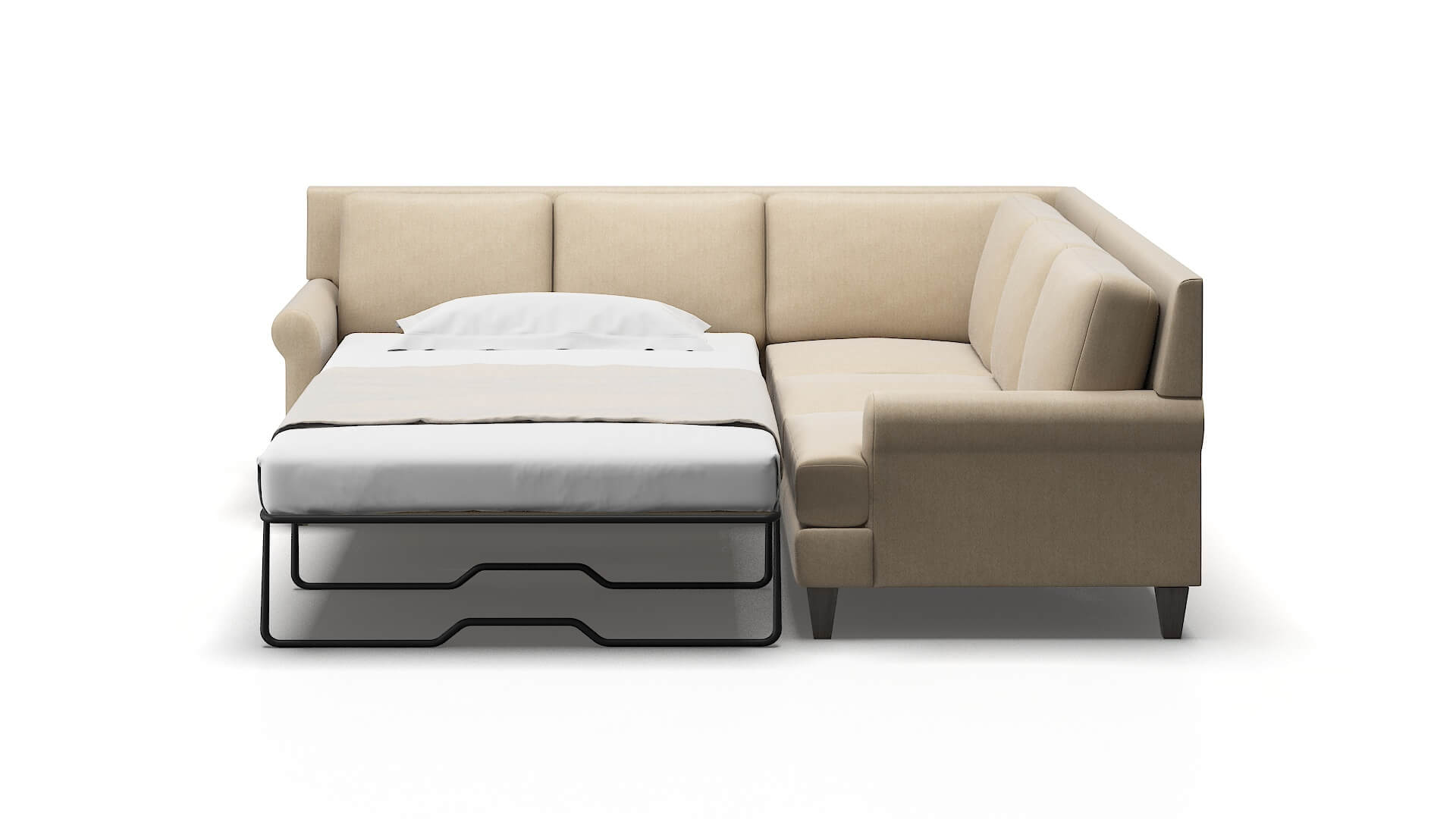 Stockholm Royale Mondo Sectional Sleeper Espresso legs 1