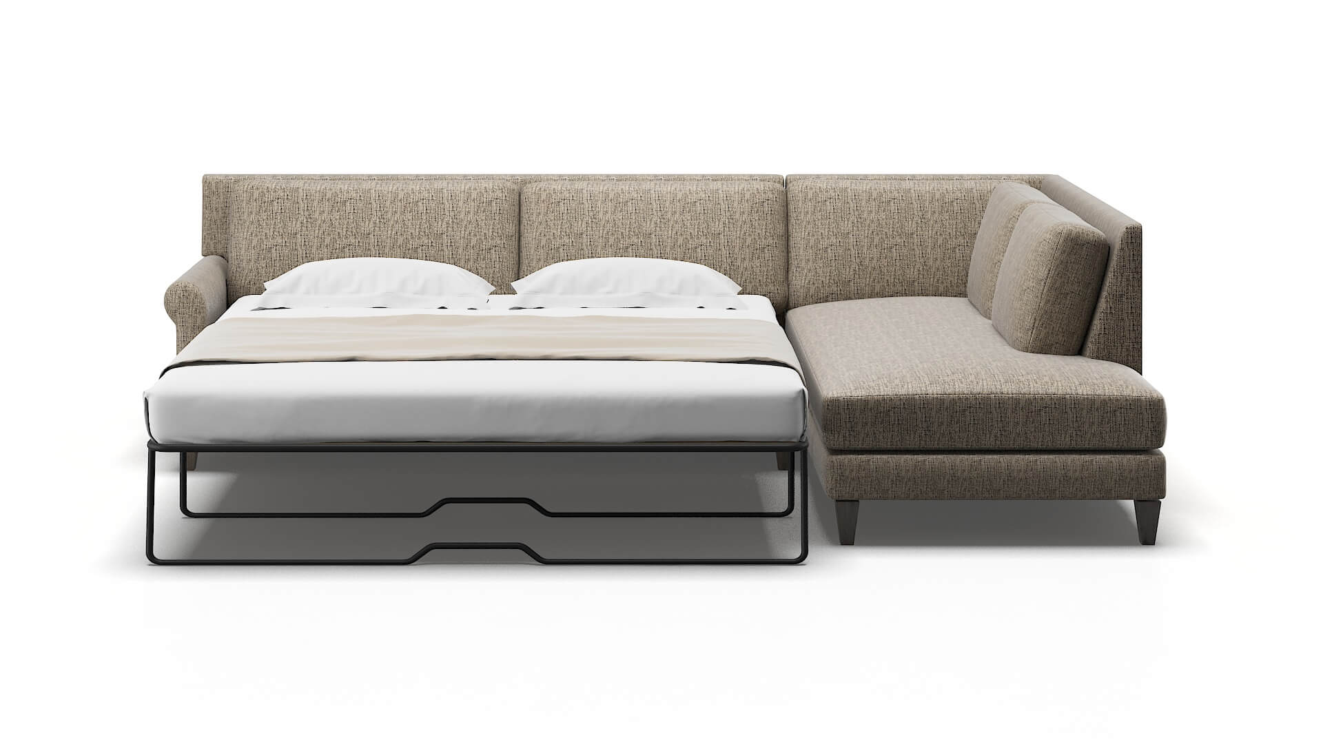 Stockholm Solifestyle 51 Panel Sleeper Espresso legs 1