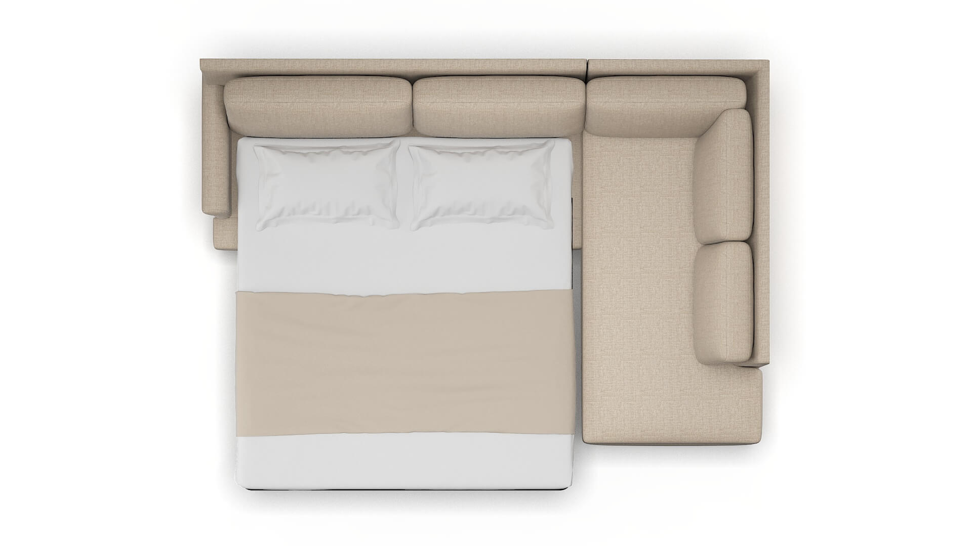 Stockholm Sosoftness 74 Panel Sleeper Espresso legs 3