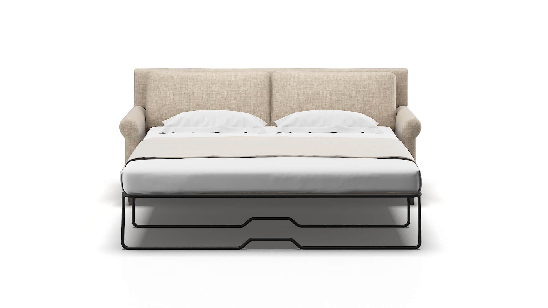 Stockholm Sosoftness 74 Sofa Sleeper Espresso legs 1