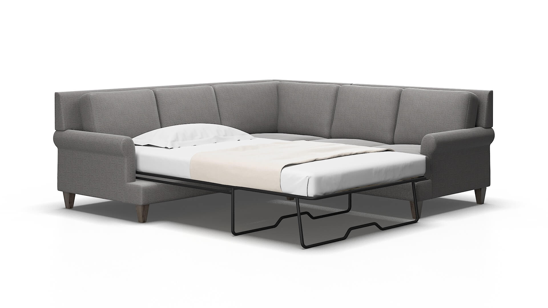 Stockholm Terrain Oatmeal Sectional Sleeper 2