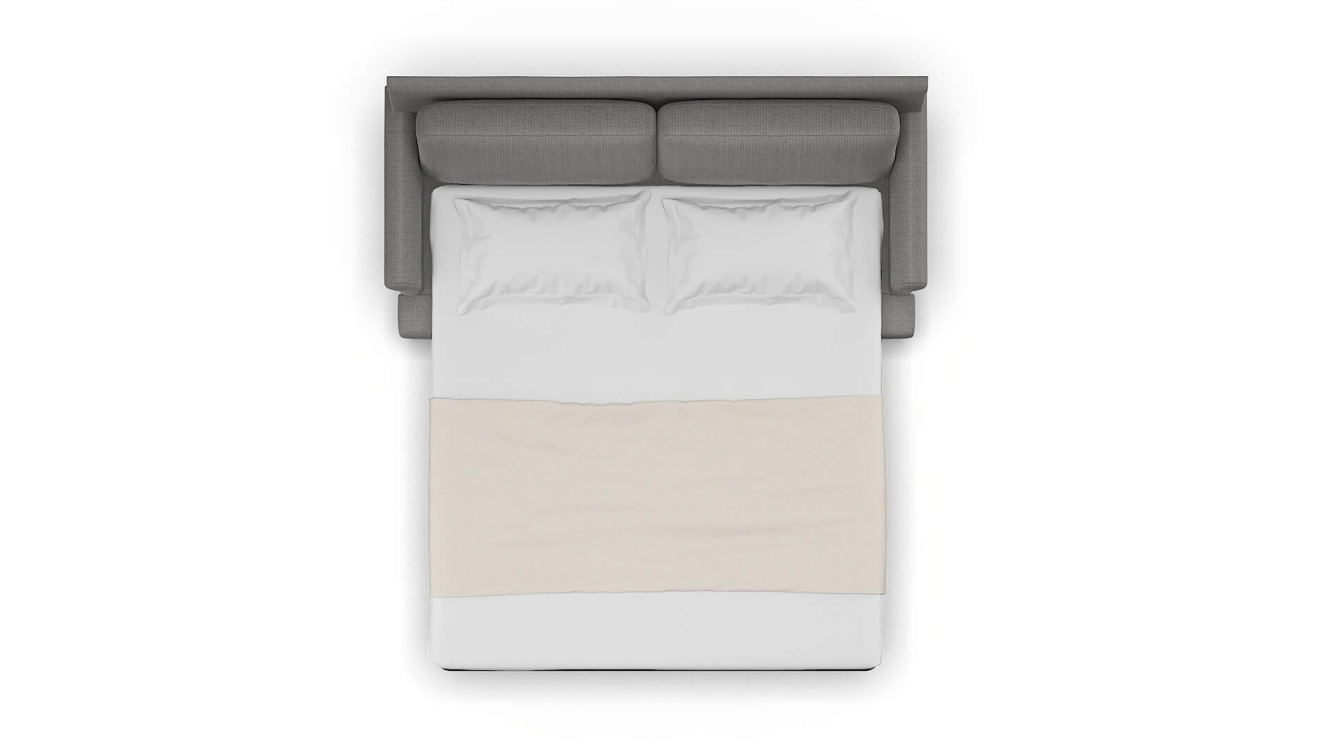 Stockholm Terrain Oatmeal Sofa Sleeper Espresso legs 3