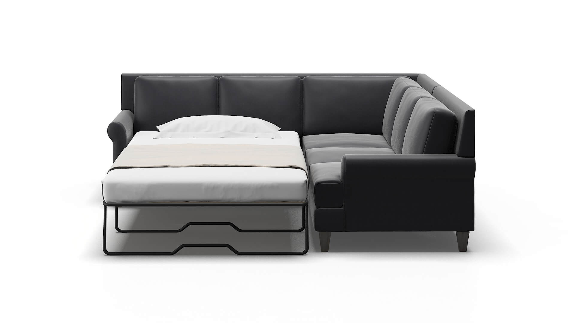 Stockholm Urban_d Eclipse Sectional Sleeper Espresso legs 1