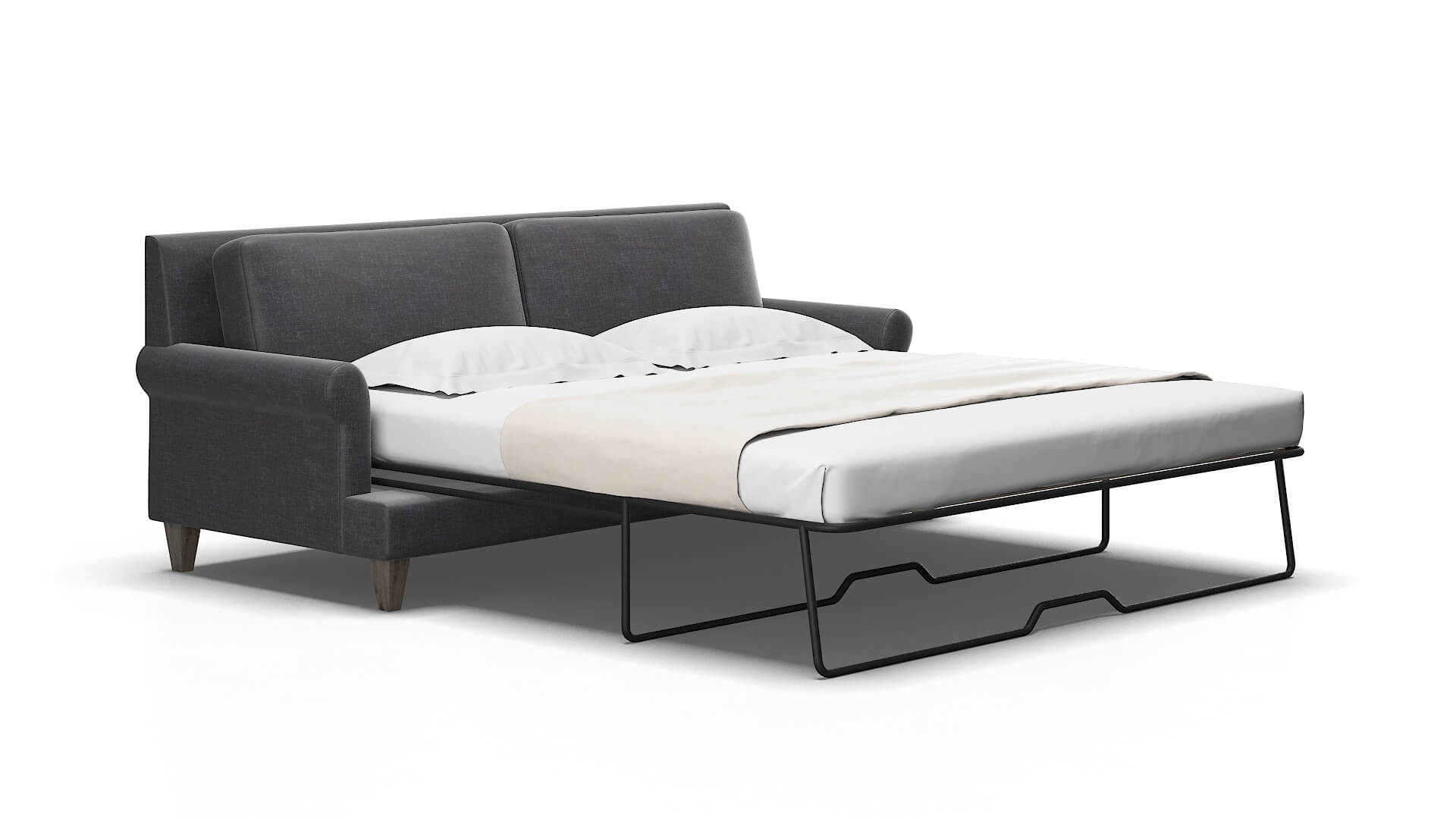Stockholm Venus Onyx Sofa Sleeper Espresso legs 2