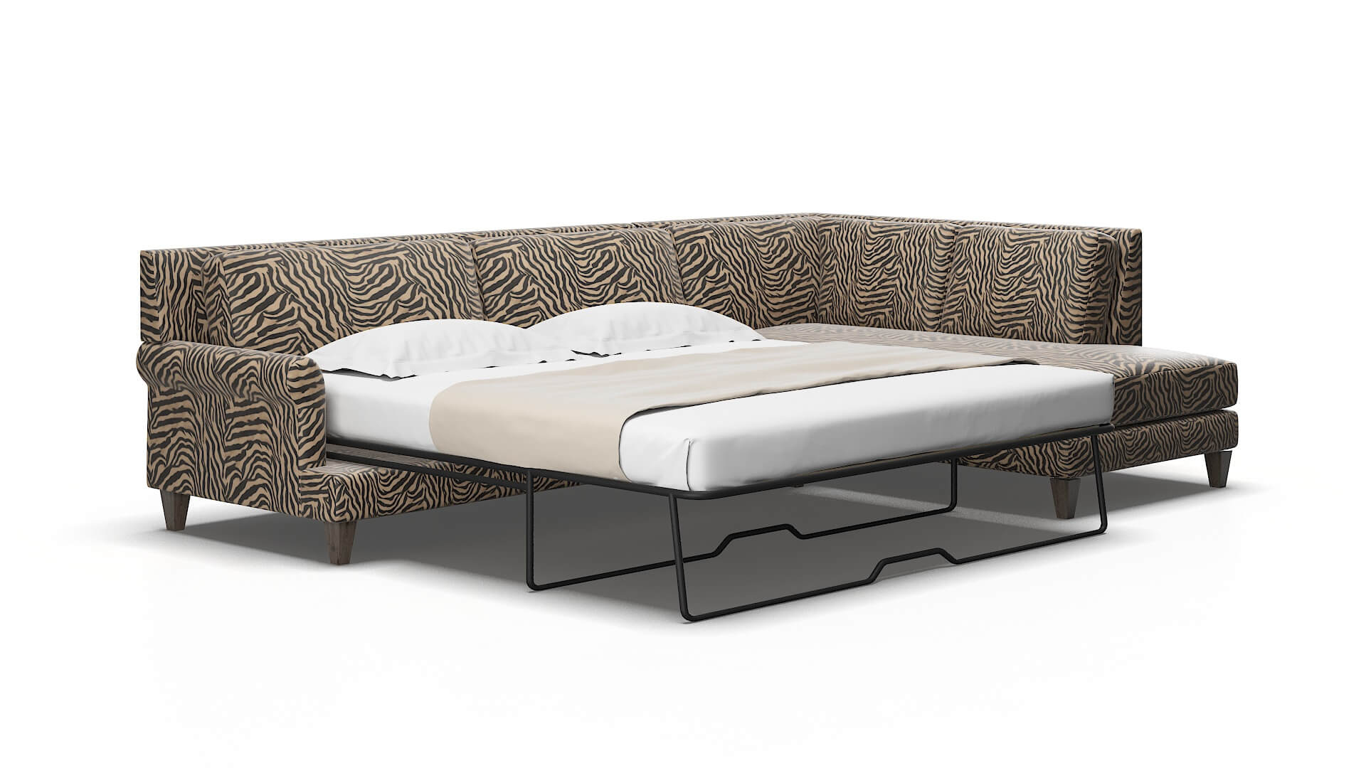 Stockholm Zambia coffee Panel sleeper Espresso Legs  2