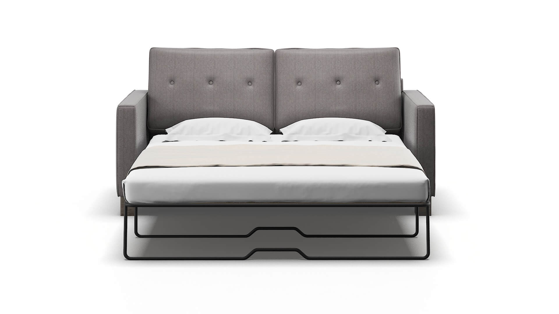 Syros Atlas_plz Silver Sofa Sleeper Espresso legs 1