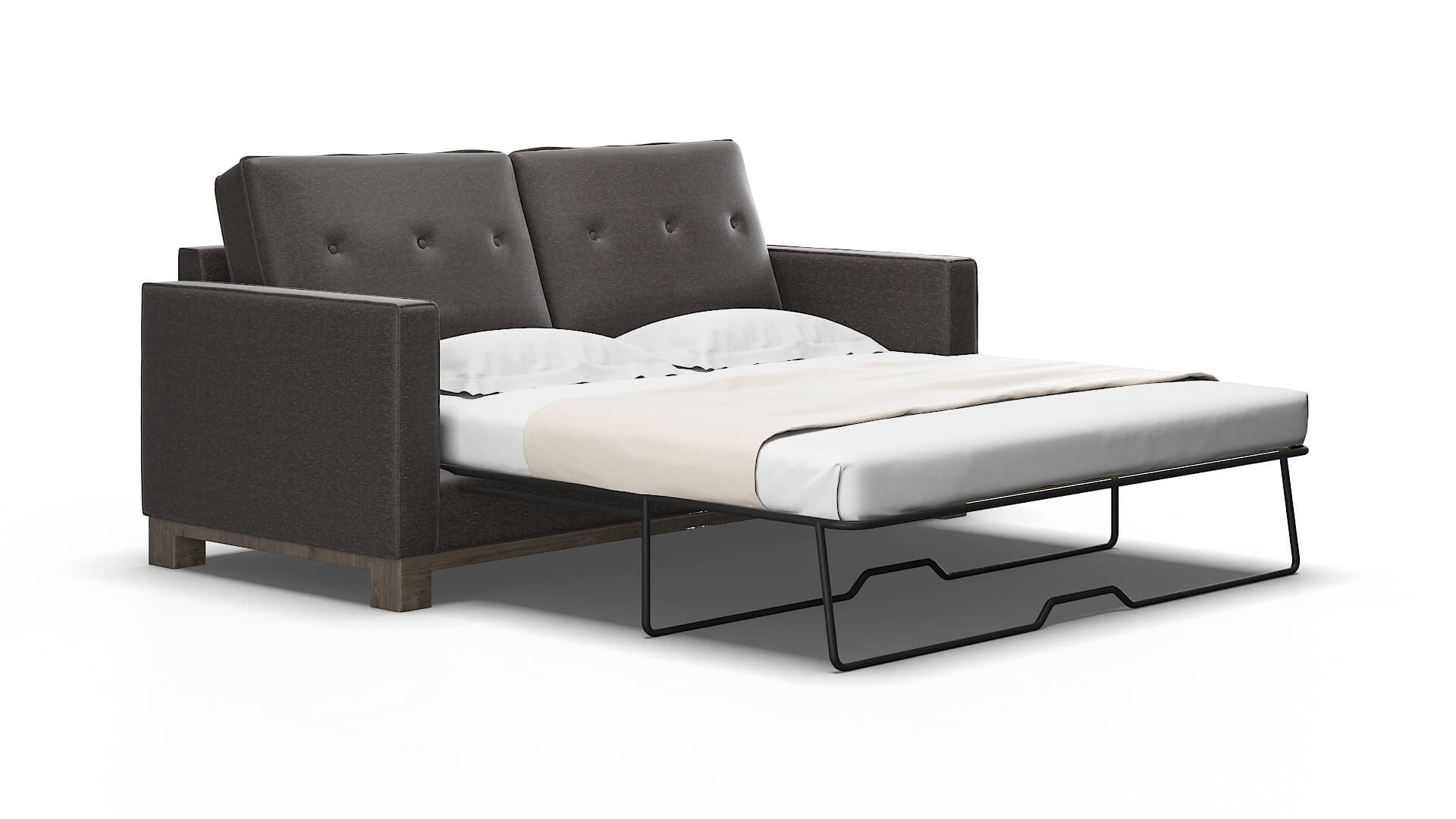 Syros Avenger Denim Sofa Sleeper Espresso legs 2