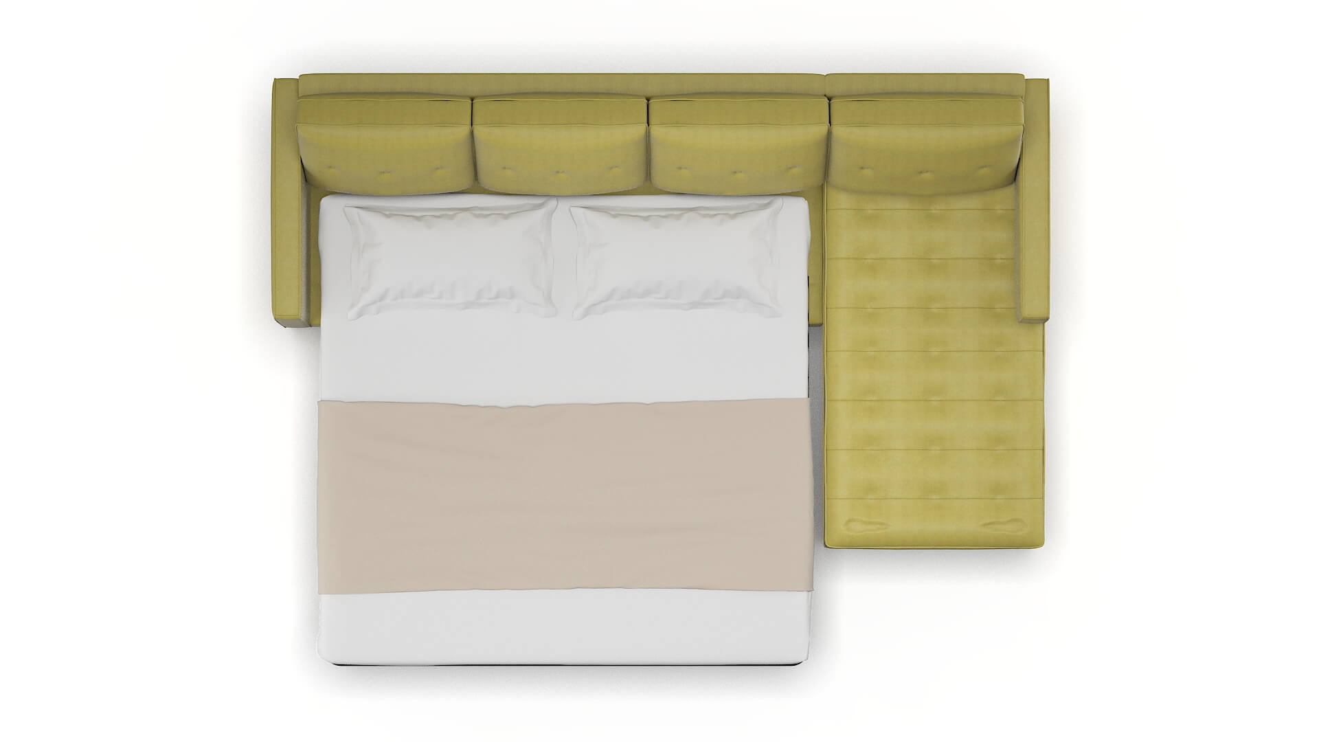 Syros Bella Apple Panel Sleeper Espresso legs 3
