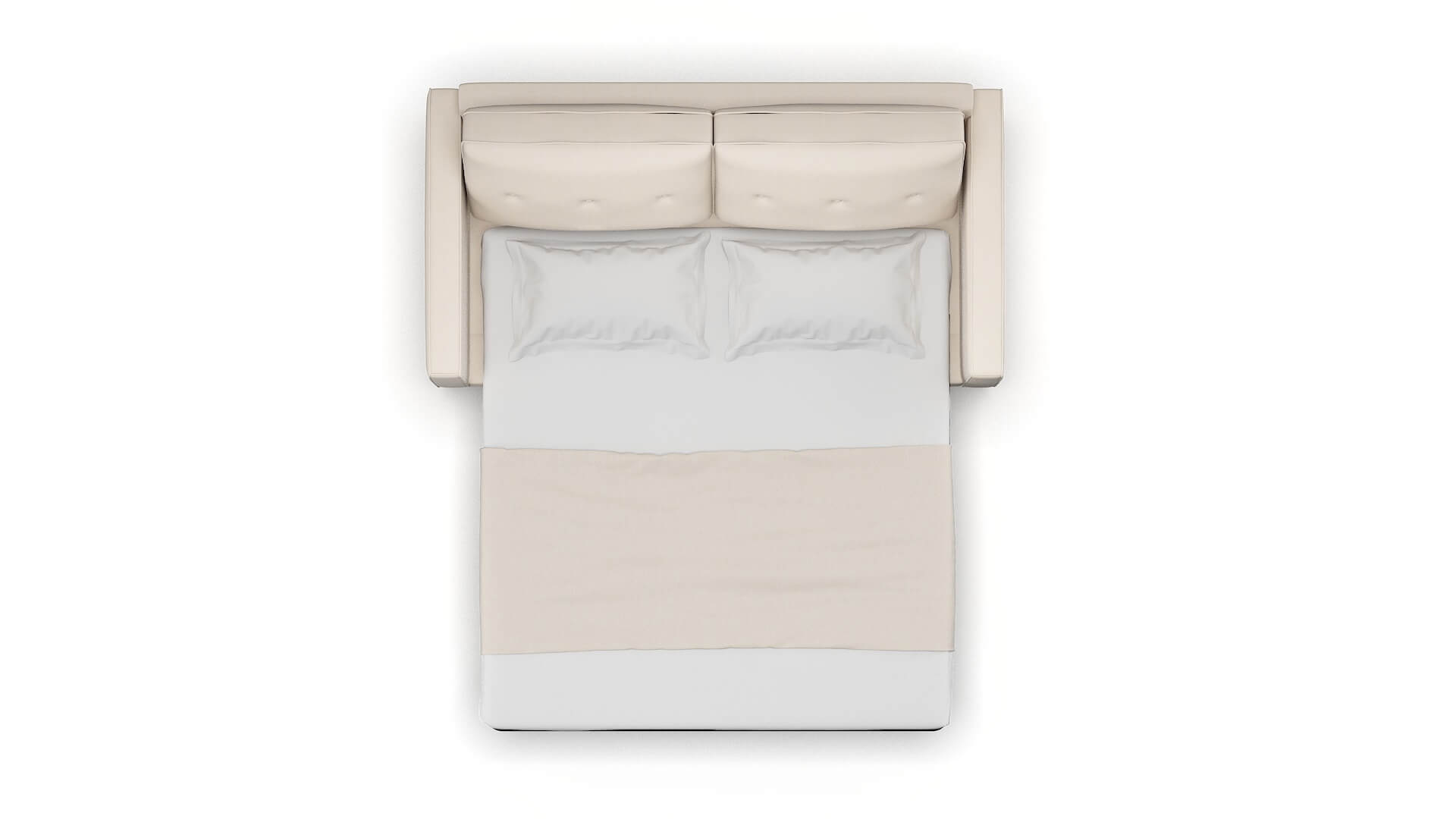 Syros Bella Buckwheat Sofa Sleeper Espresso legs 3