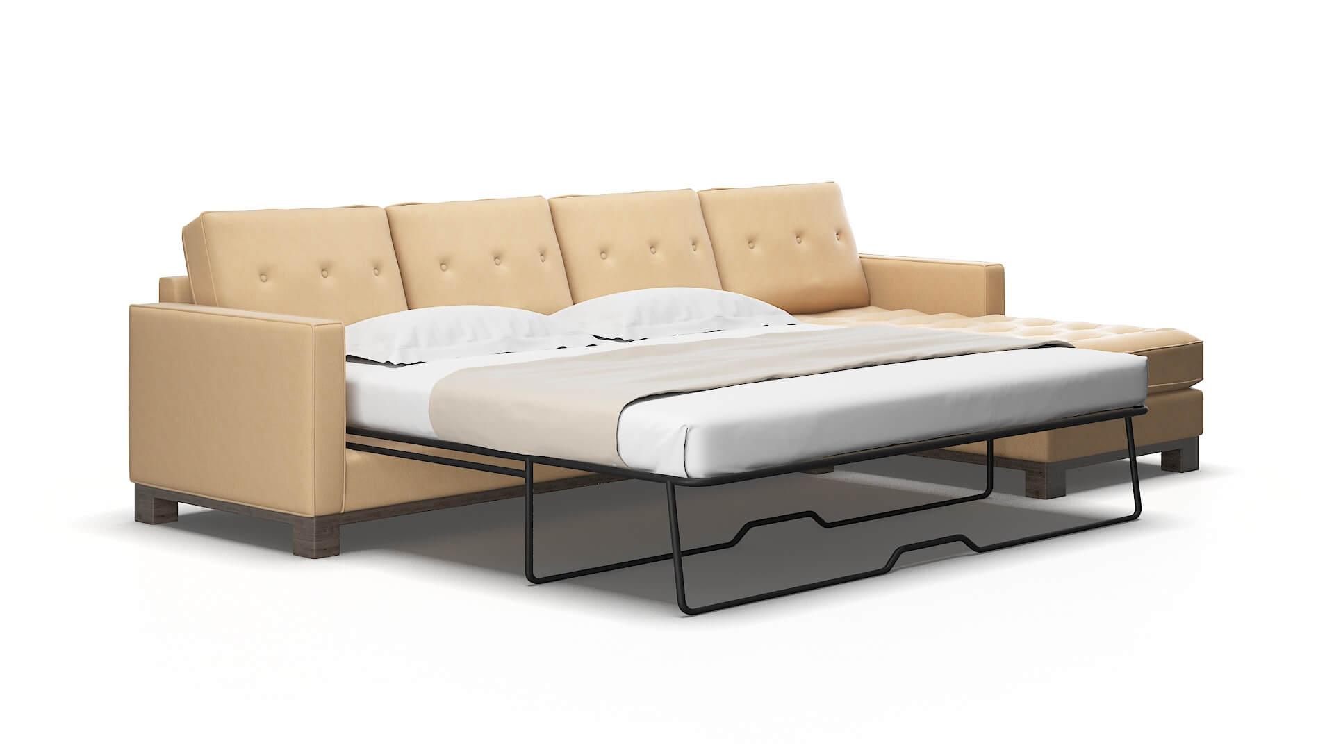 Syros Bella Coffee Panel Sleeper espresso legs 2