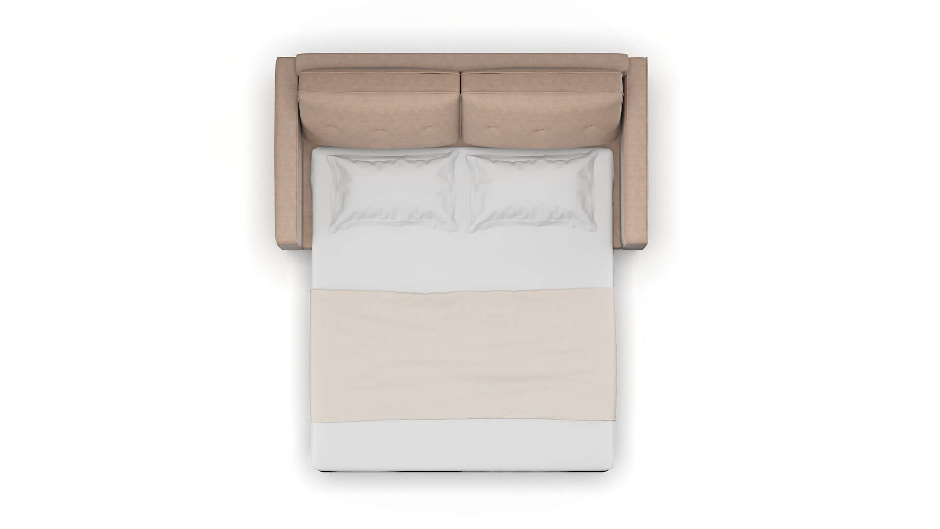 Syros Bella Pewter Sofa Sleeper Espresso legs 3