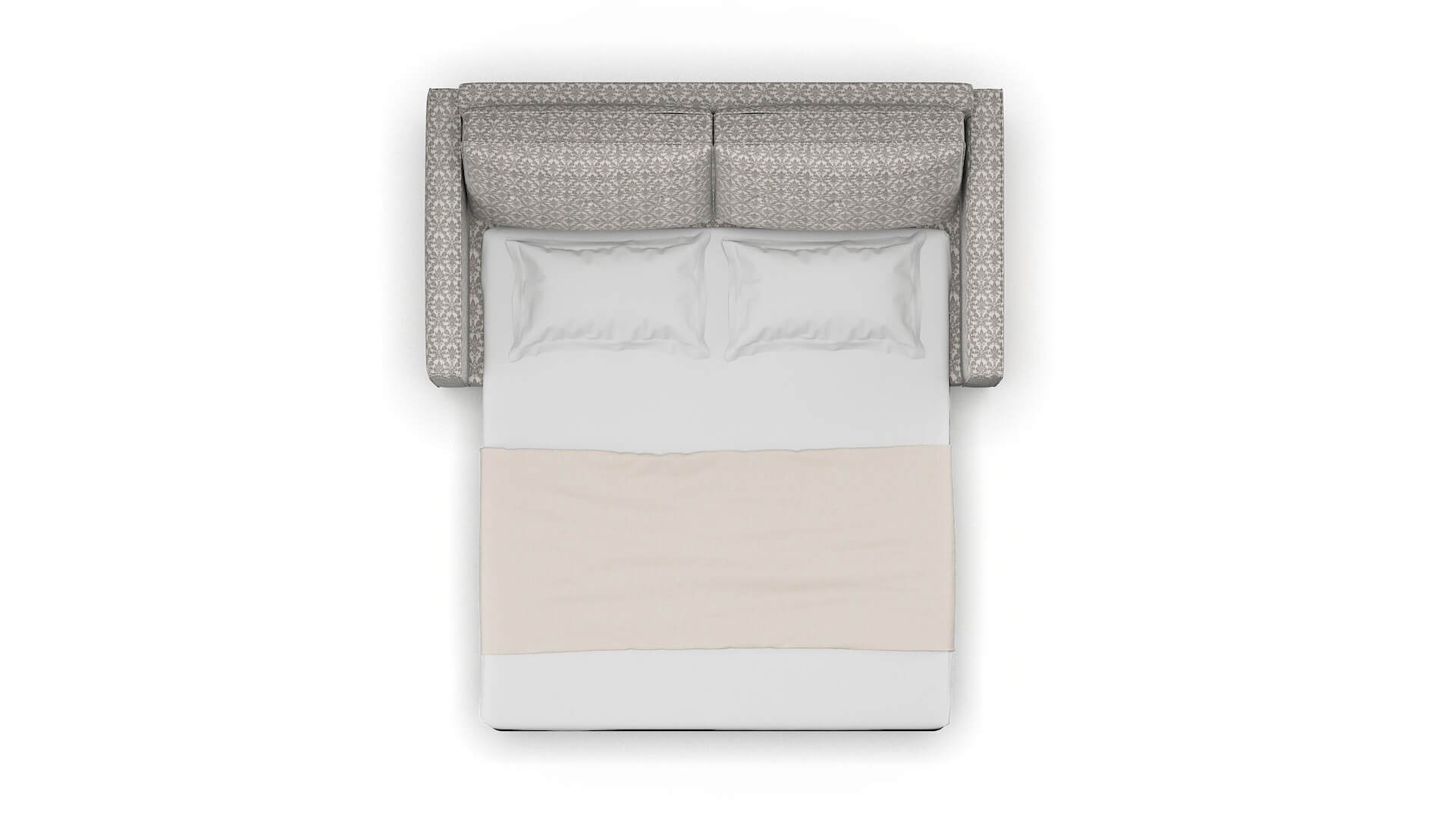 Syros Bergamo Dove Sofa Sleeper Espresso legs 3