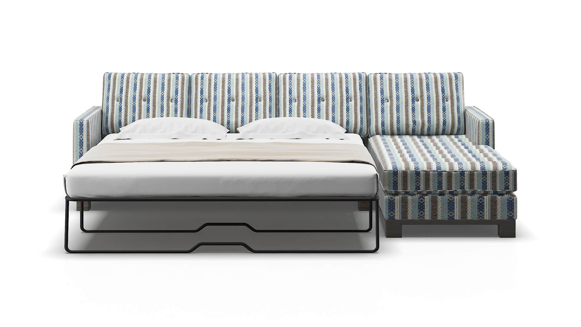 Syros Bodhi Indigo Panel Sleeper Espresso legs 1