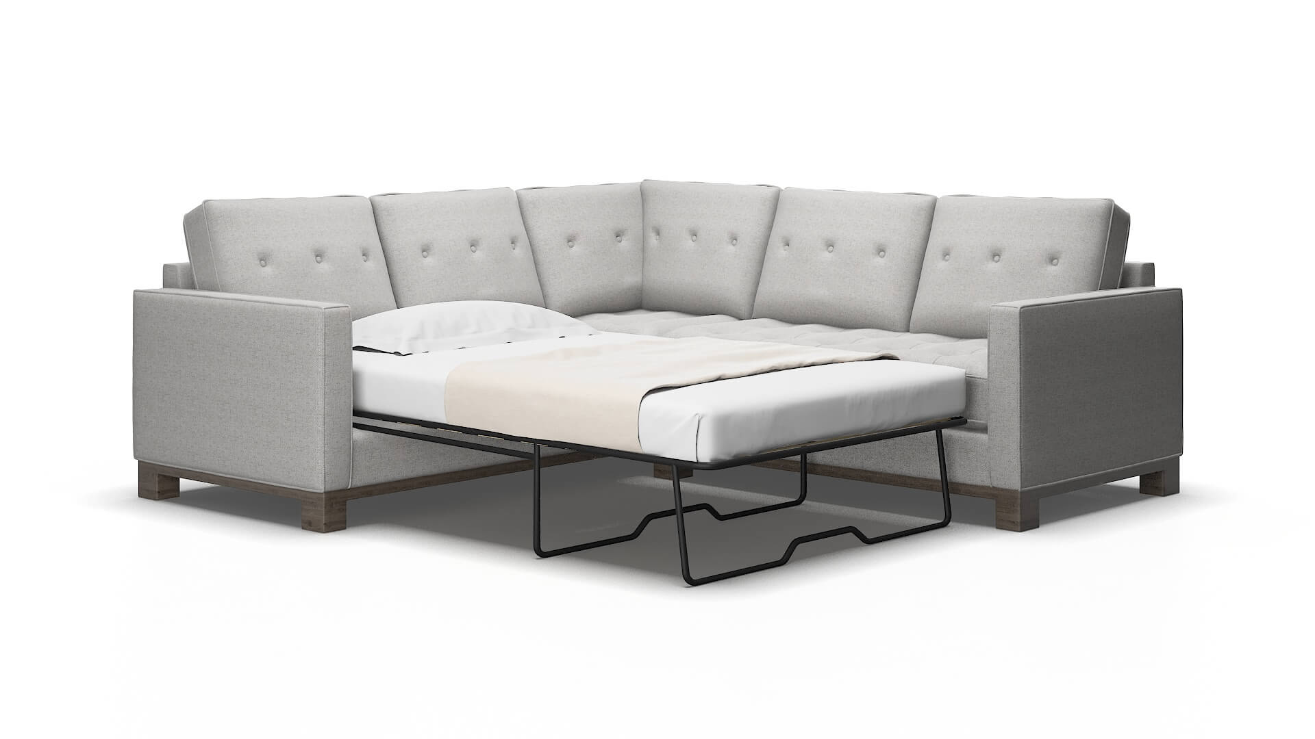 Syros Catalina Silver Sectional Sleeper 2
