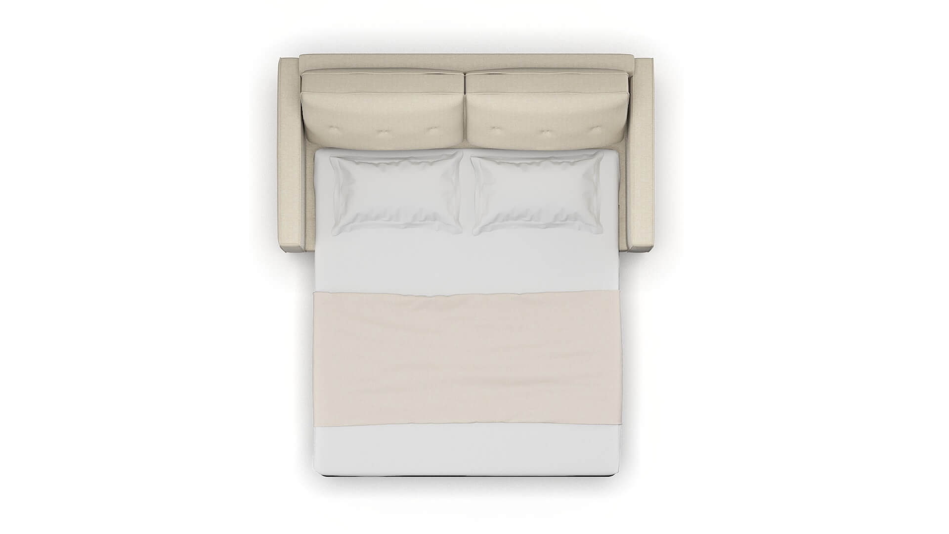 Syros Catalina Wheat Sofa Sleeper Espresso legs 3