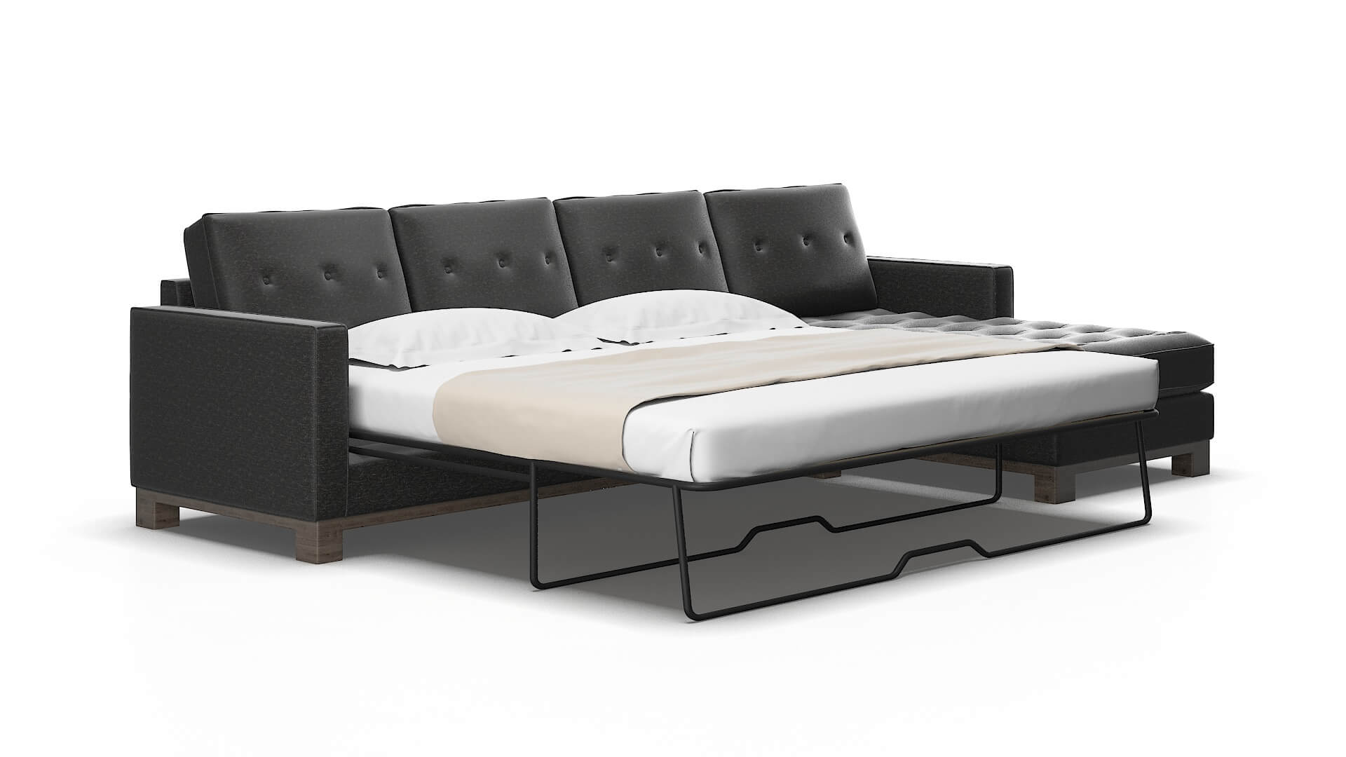 Syros Chance denim Panel sleeper Espresso Legs  2