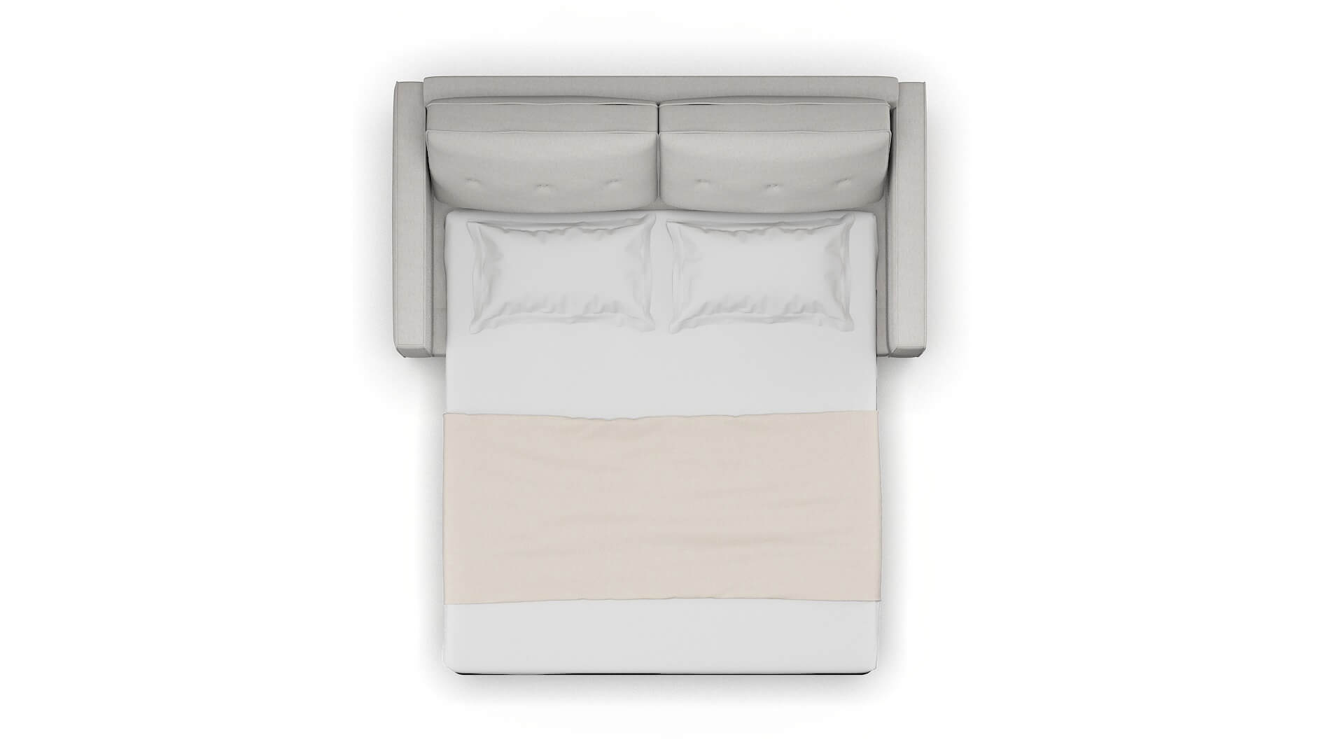 Syros Cosmo Silver Sofa Sleeper Espresso legs 3