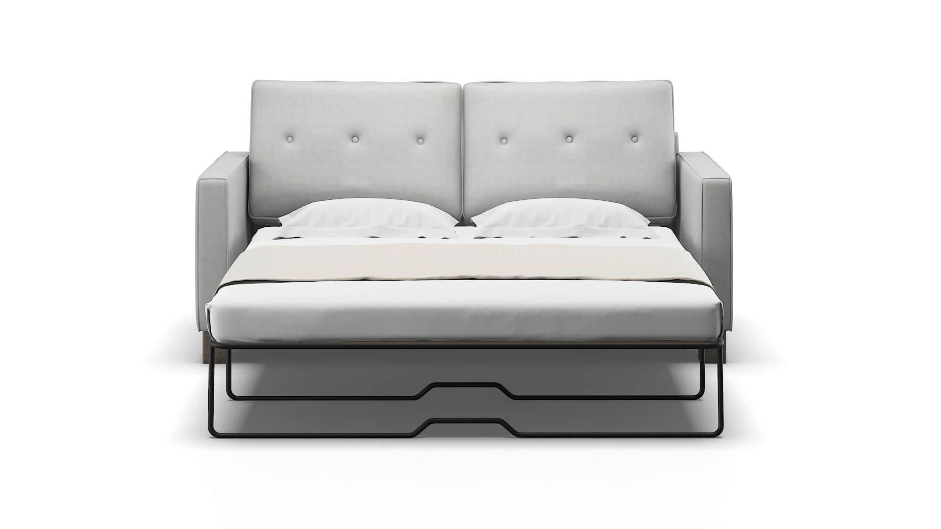 Syros Dawson Platinum Sofa Sleeper Espresso legs 1