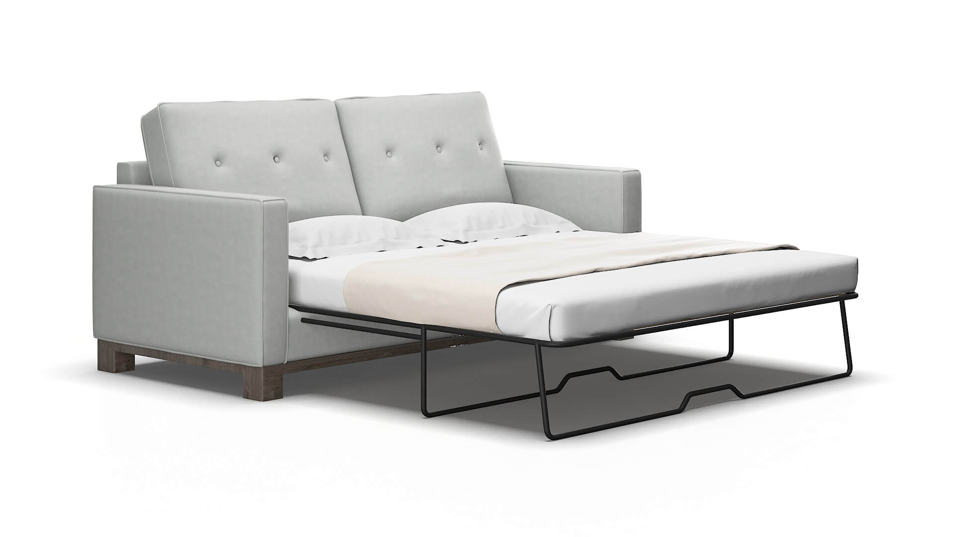 Syros Dawson platinum Sofa sleeper Espresso Legs  2