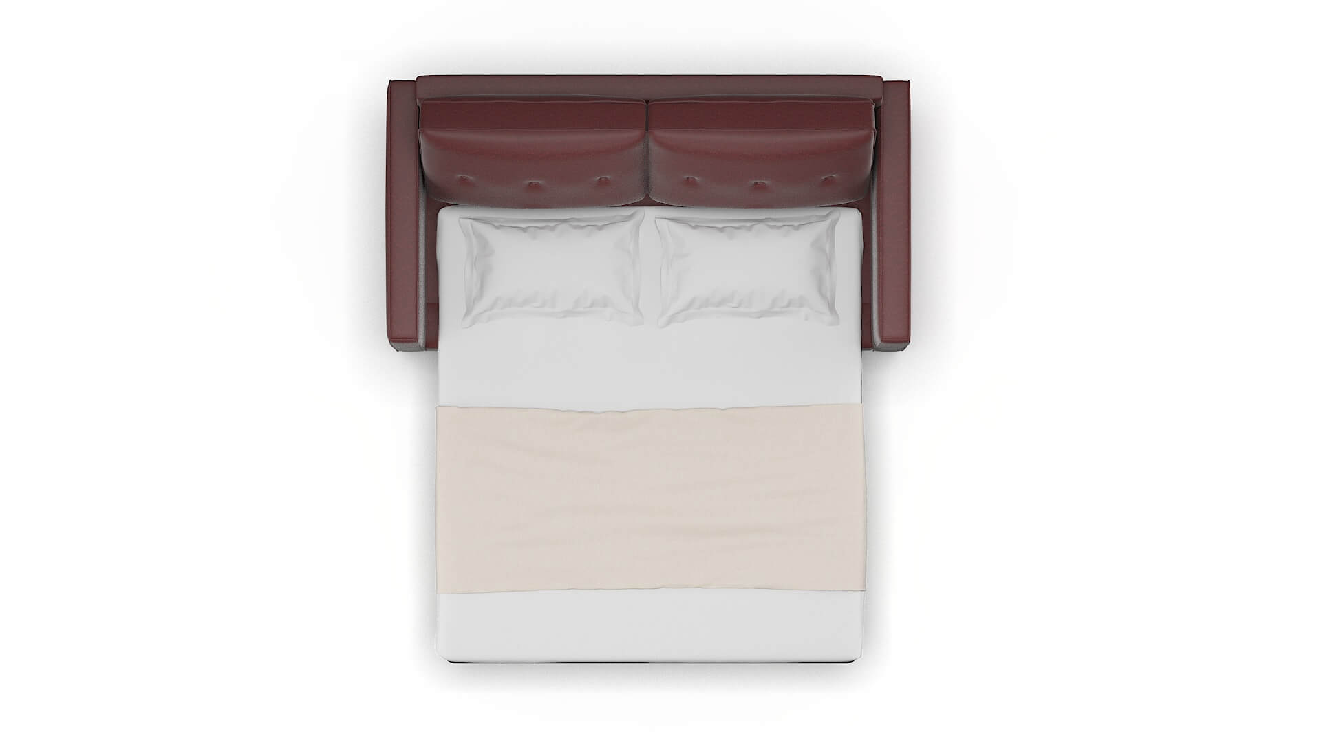 Syros Derby Berry Sofa Sleeper Espresso legs 3