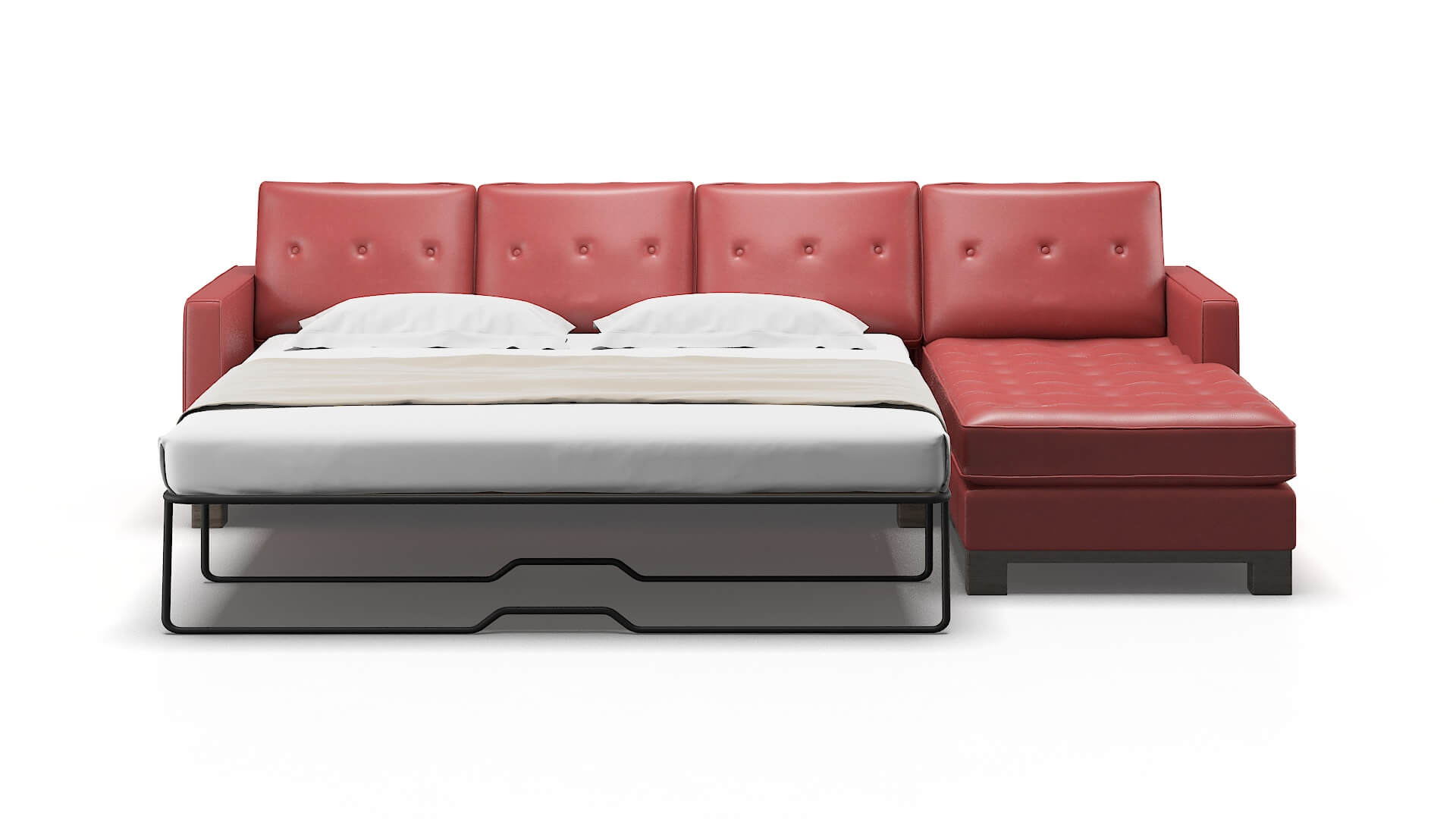 Syros Dillion Cordovan Panel Sleeper Espresso legs 1