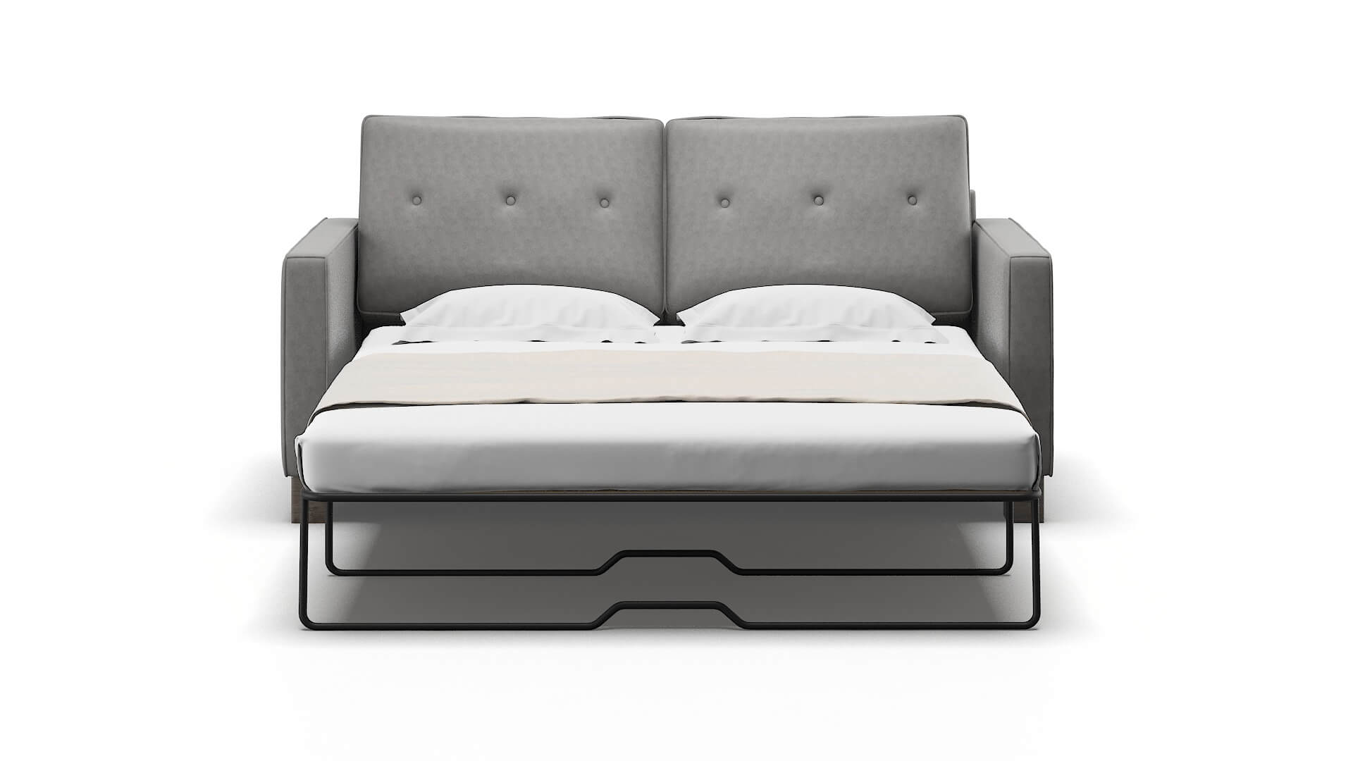 Syros Dream_d Charcoal Sofa Sleeper Espresso legs 1