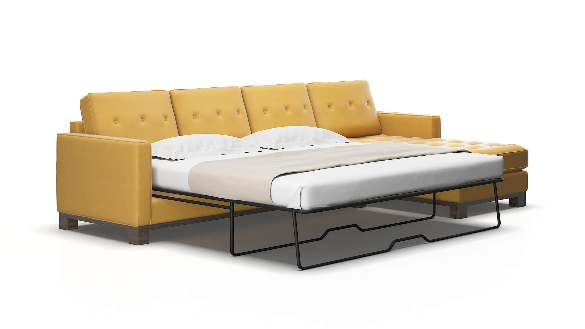 Syros Dream_d Sunflower Panel Sleeper Espresso Legs 2