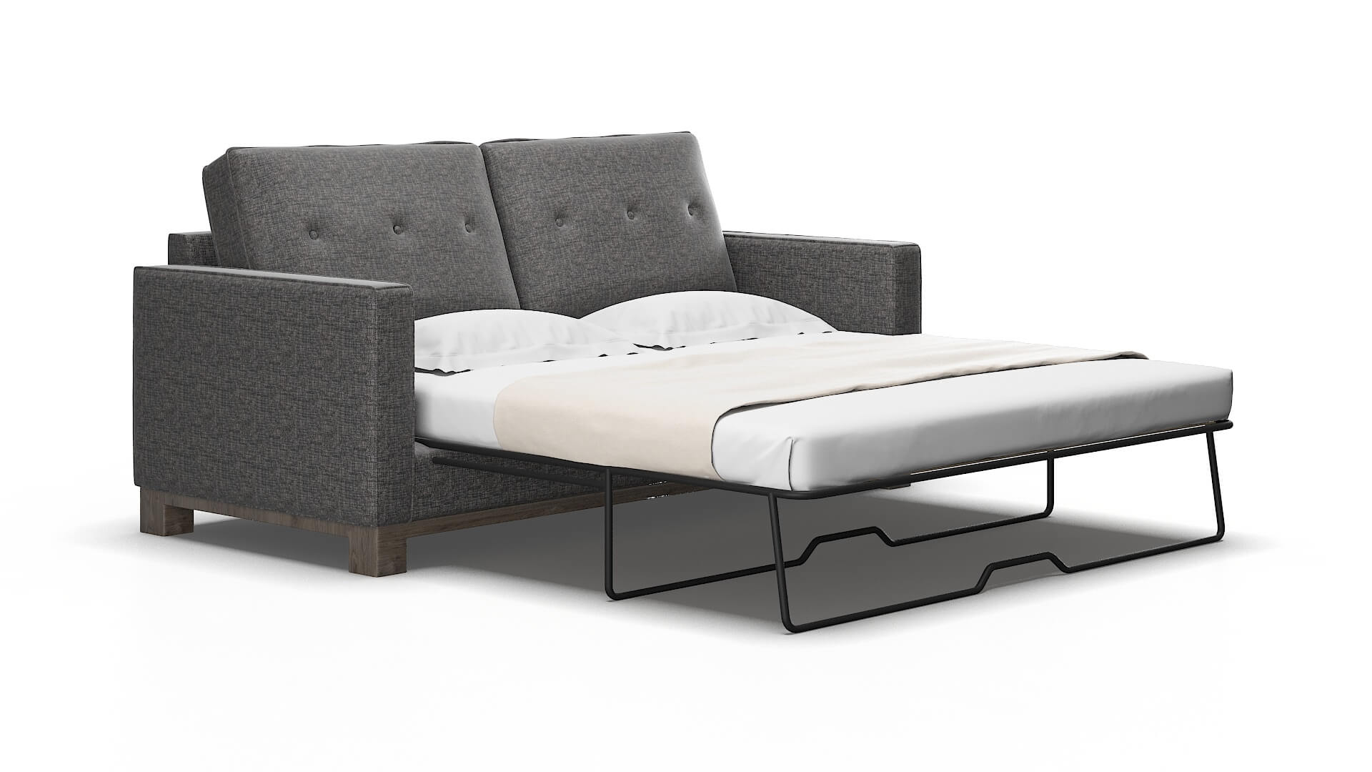 Syros Insight charcoal Sofa sleeper Espresso Legs  2
