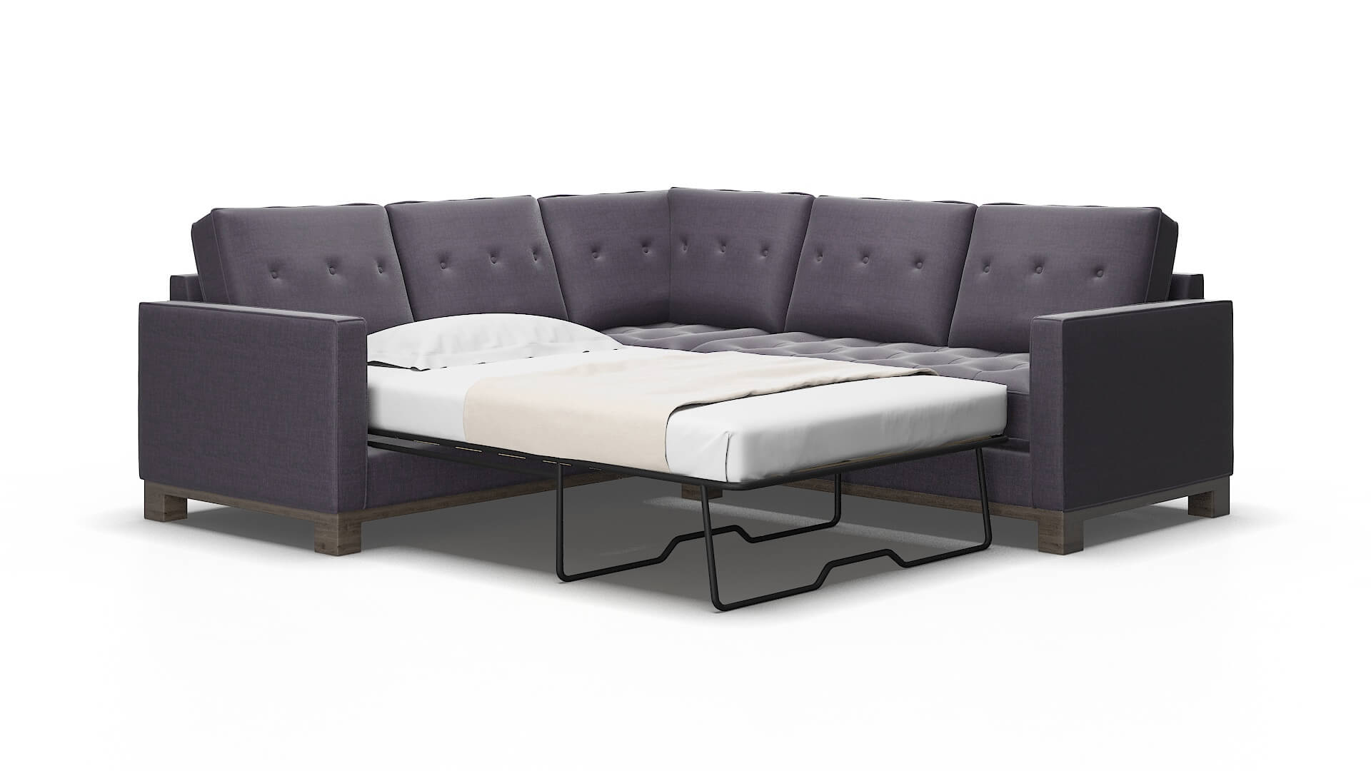 Syros Keylargo grape Sectional sleeper Espresso Legs  2