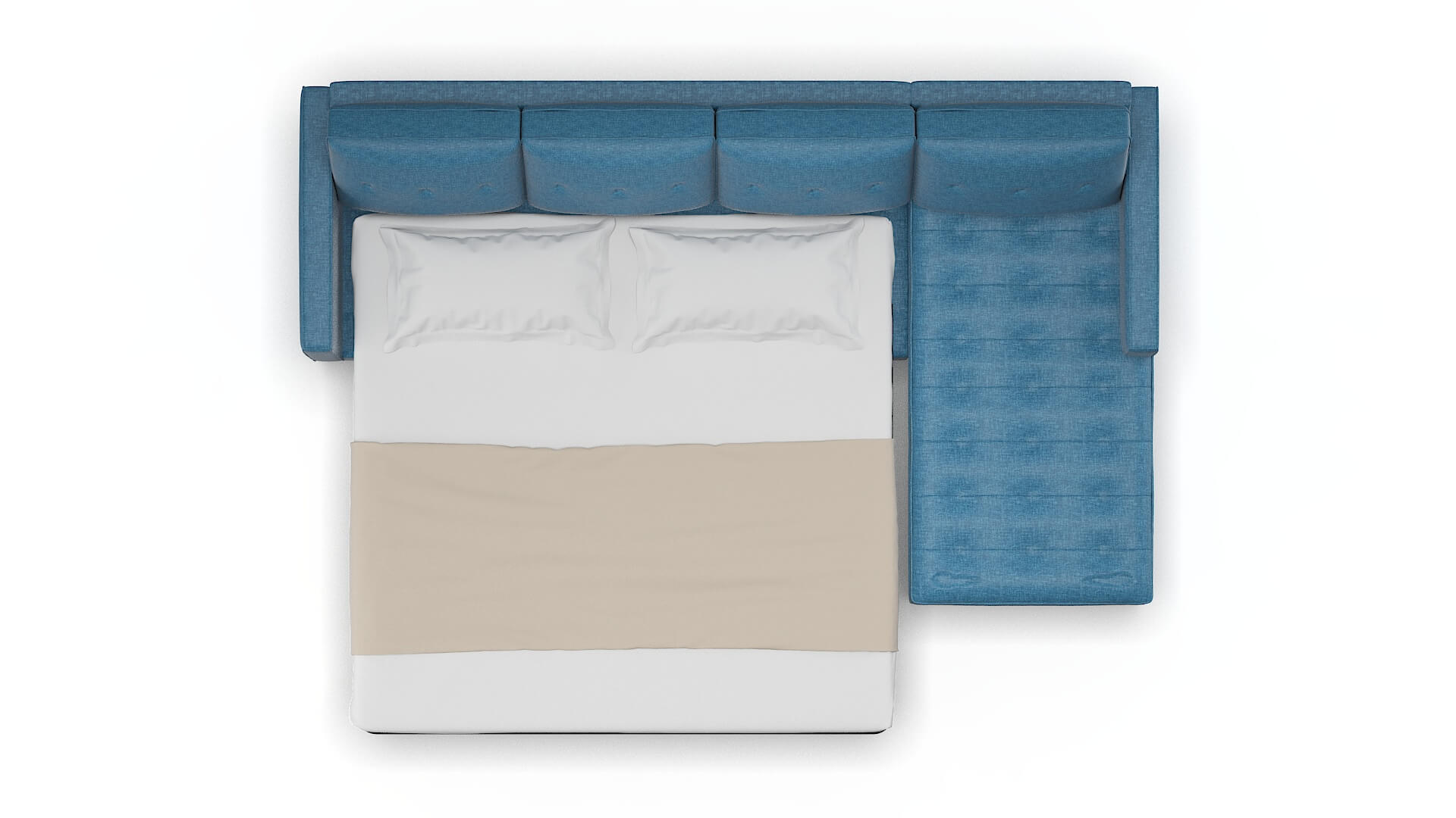 Syros Keylargo Ocean Panel Sleeper Espresso legs 3