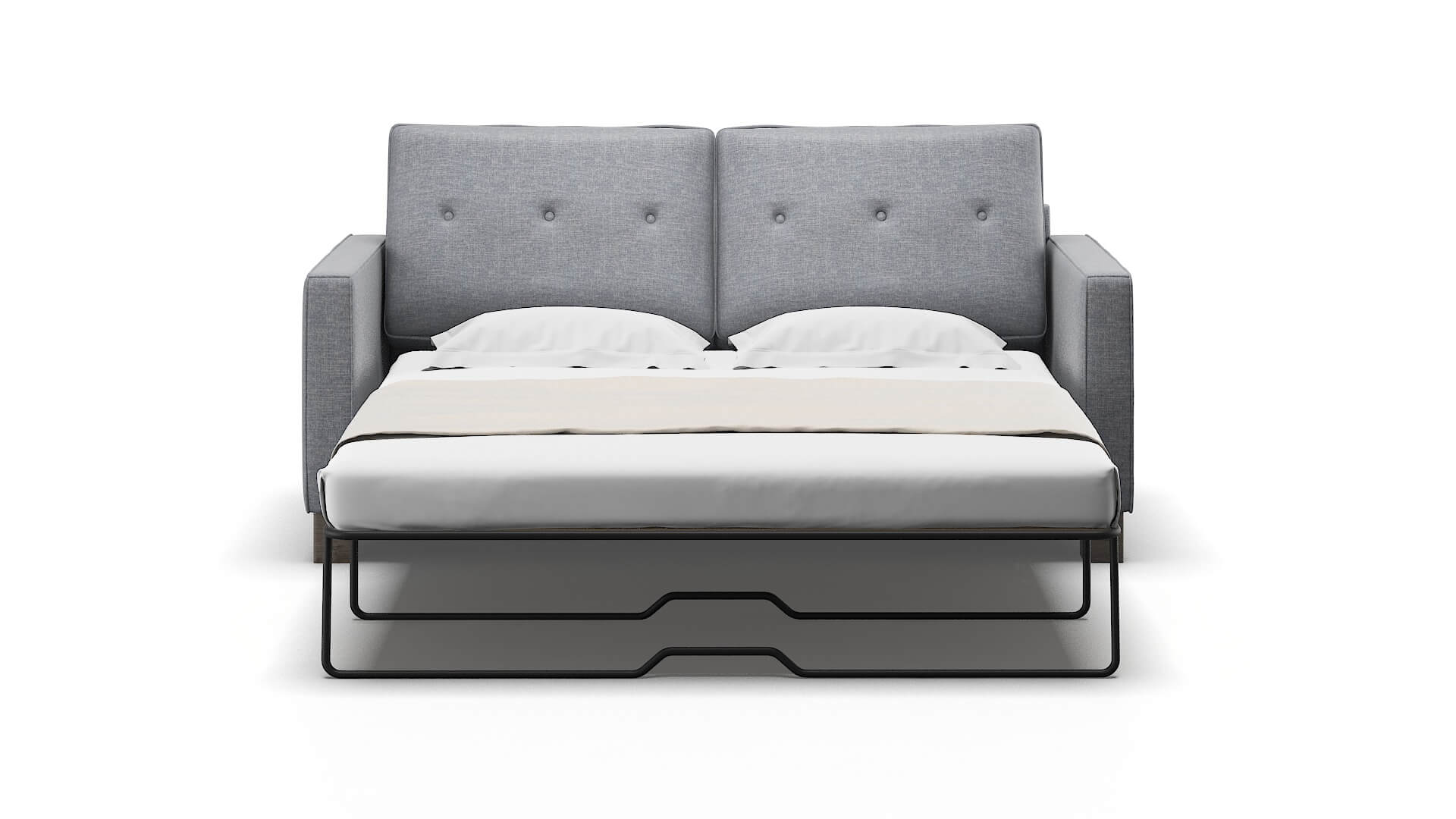 Syros Lana Ash Sofa Sleeper Espresso legs 1