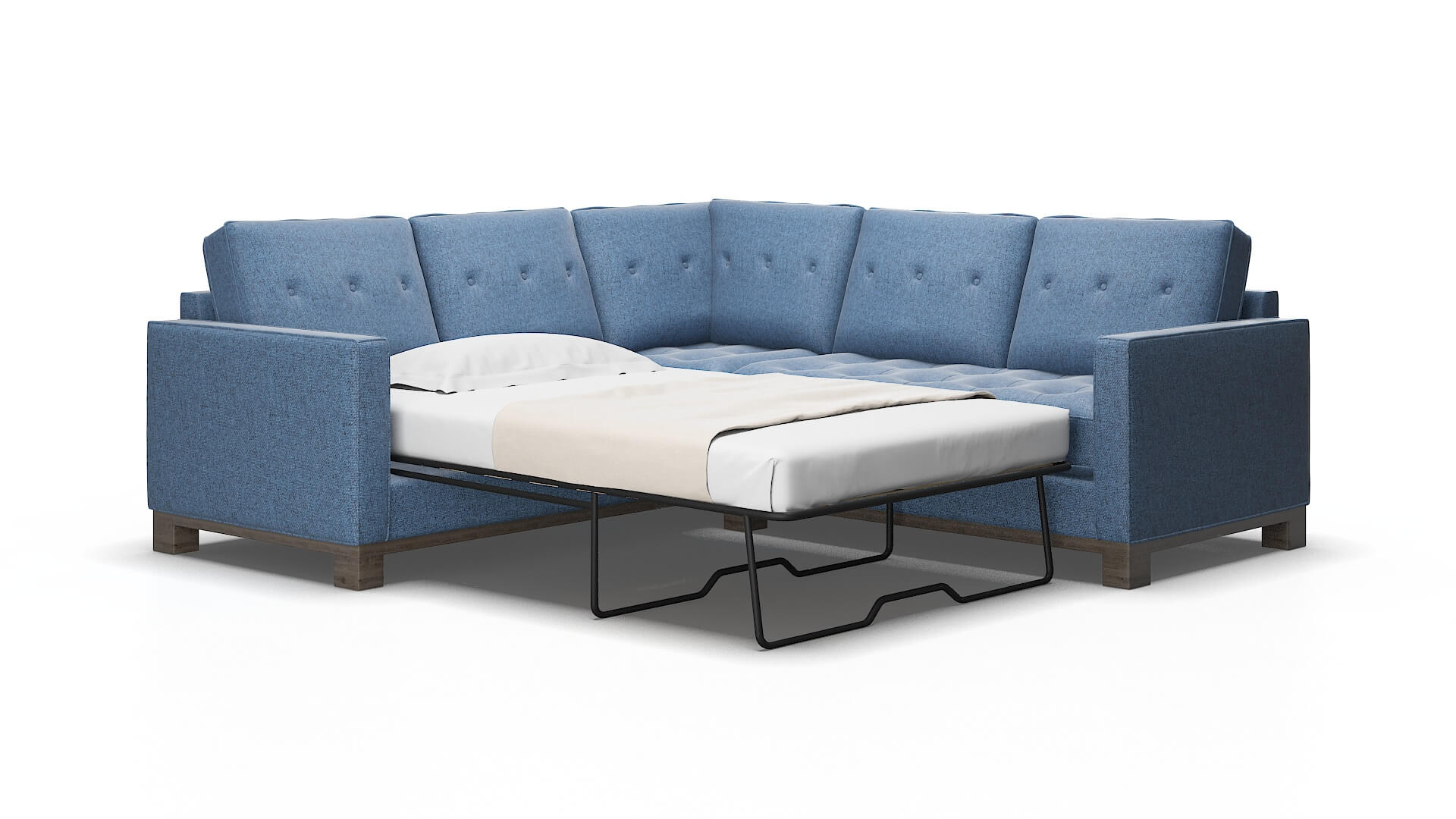 Syros Leslie Indigo Sectional Sleeper 2