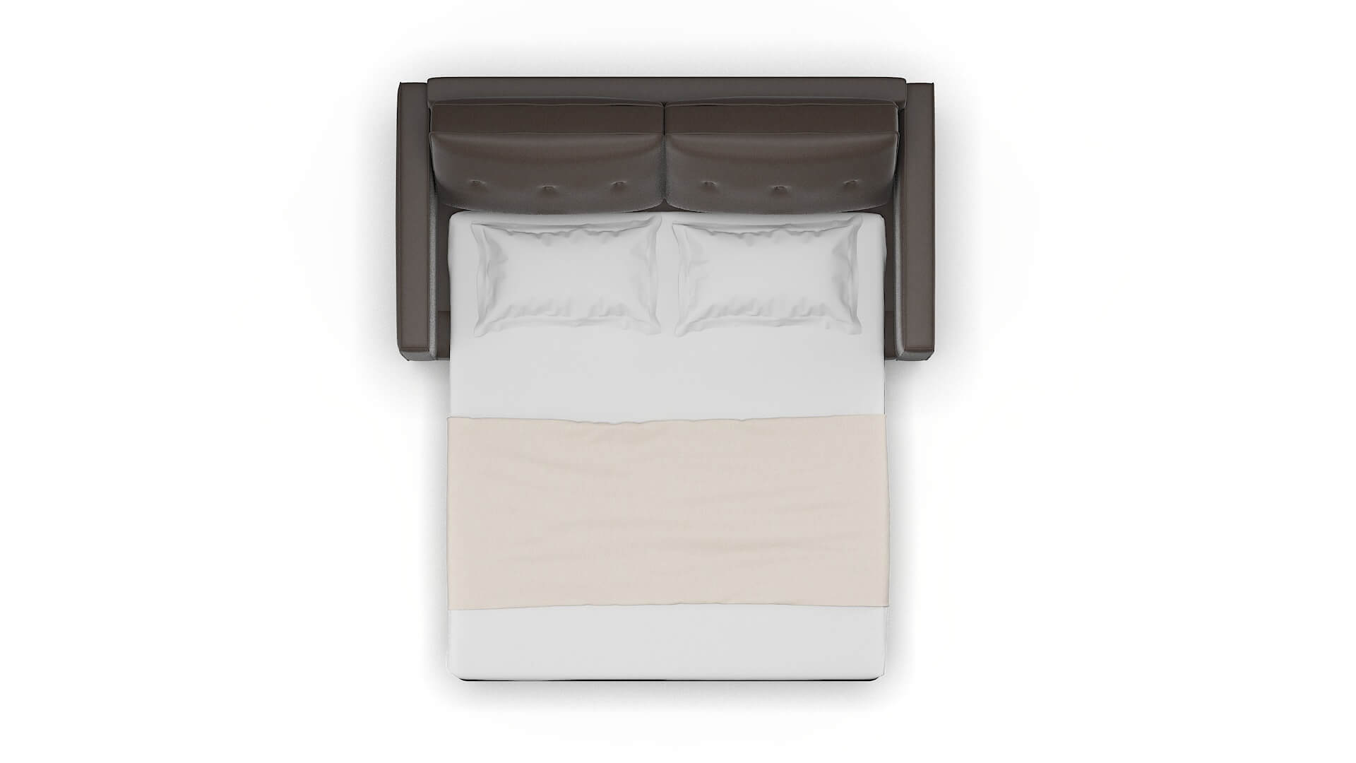 Syros Naples Graphite Sofa Sleeper Espresso legs 3