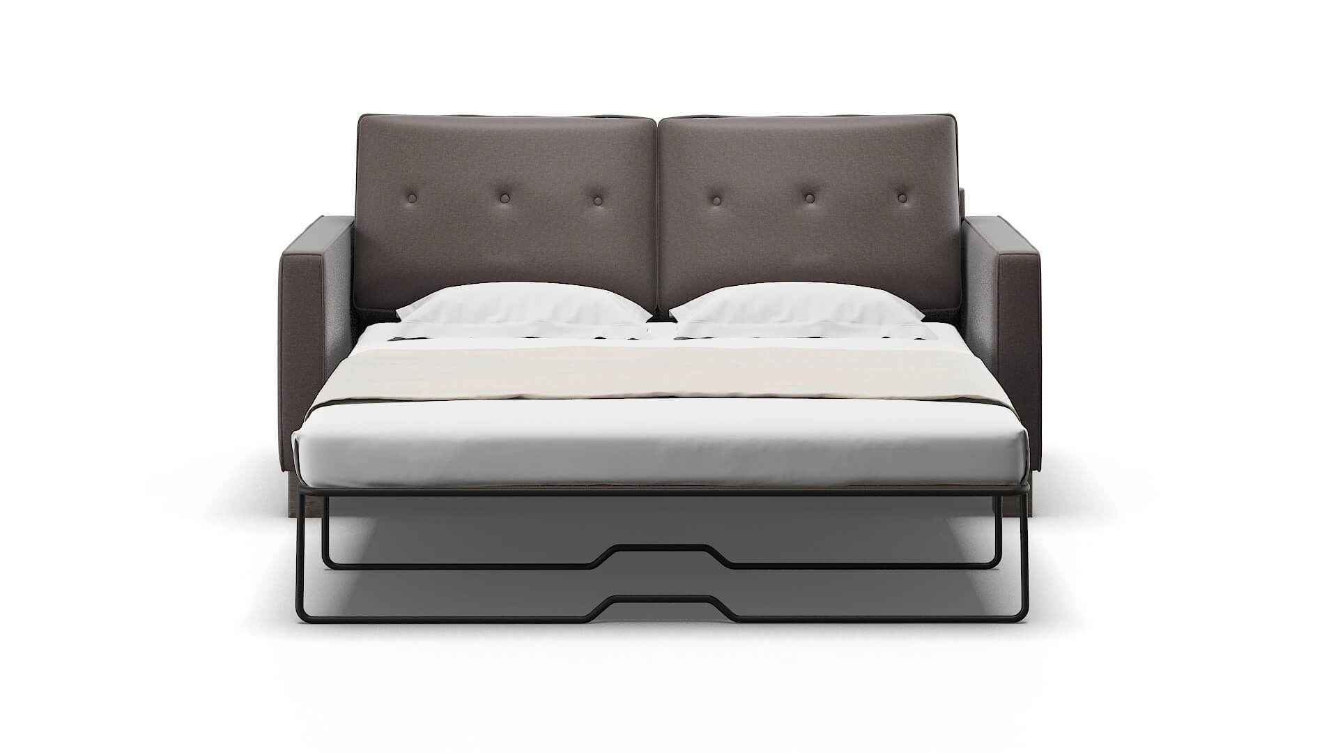 Syros Oscar Chocolate Sofa Sleeper Espresso legs 1