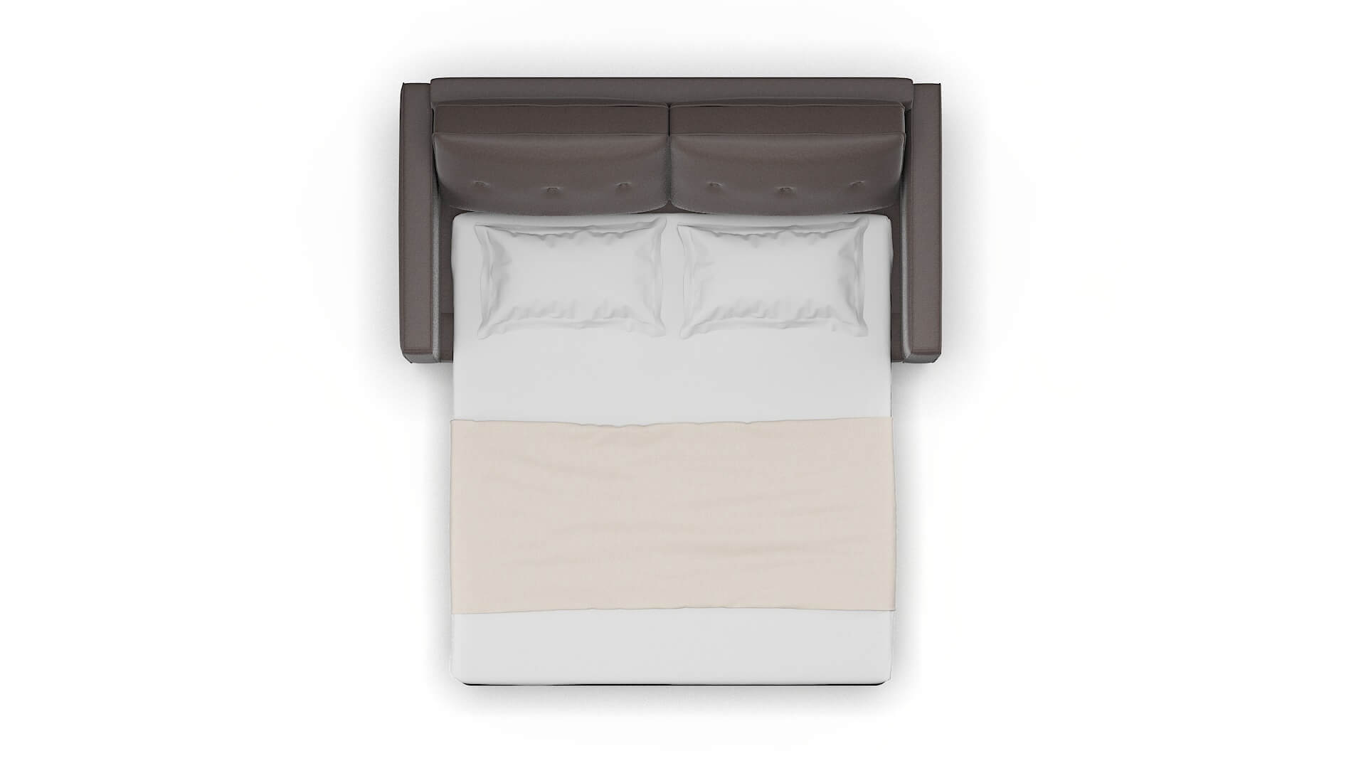 Syros Oscar Chocolate Sofa Sleeper Espresso legs 3