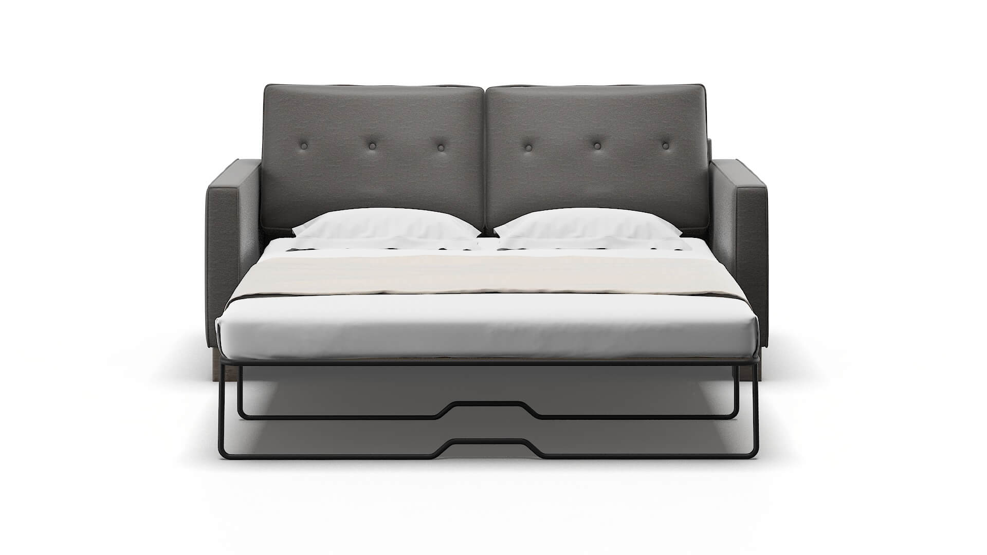 Syros Oscar Grey Sofa Sleeper Espresso legs 1