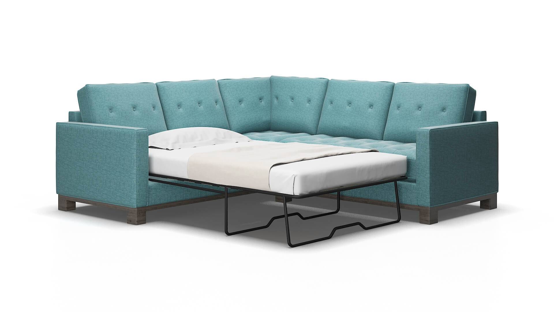 Syros Portland lake Sectional sleeper Espresso Legs  2