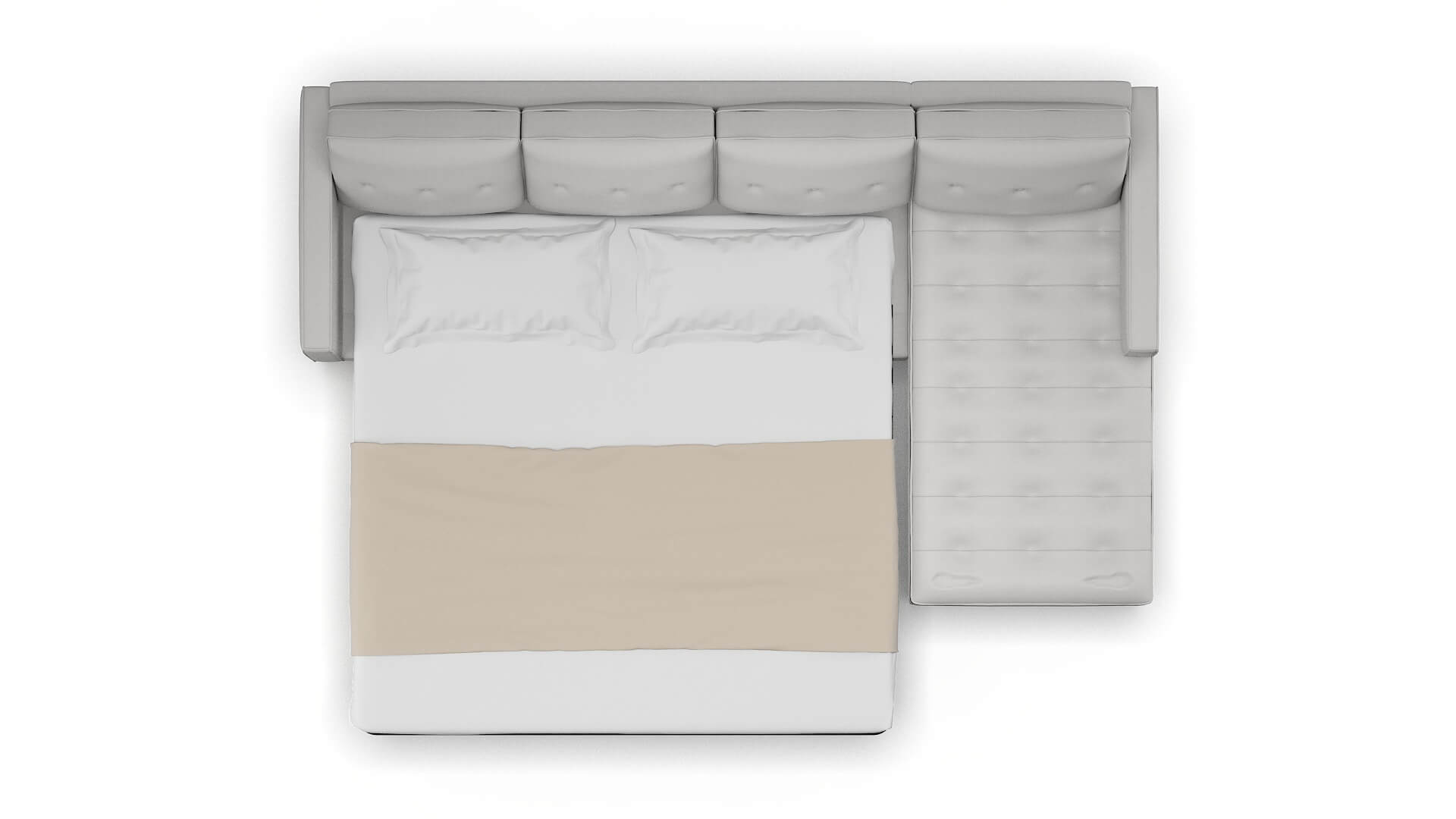 Syros Prisma Steam Panel Sleeper Espresso legs 3